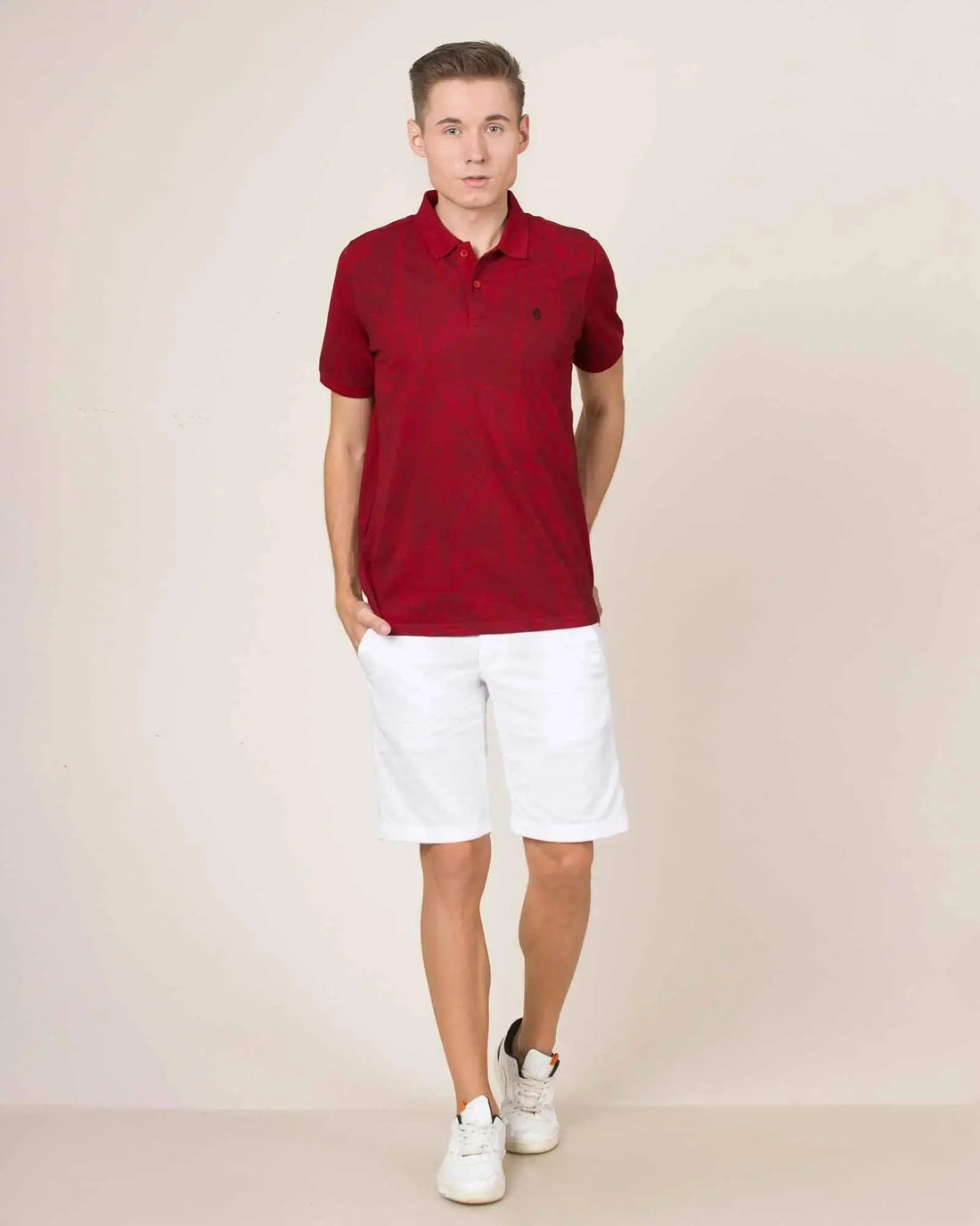 Legacy London | Art of Summer - Printed Pique Men's Short Sleeved Polo Shirt Legacy London