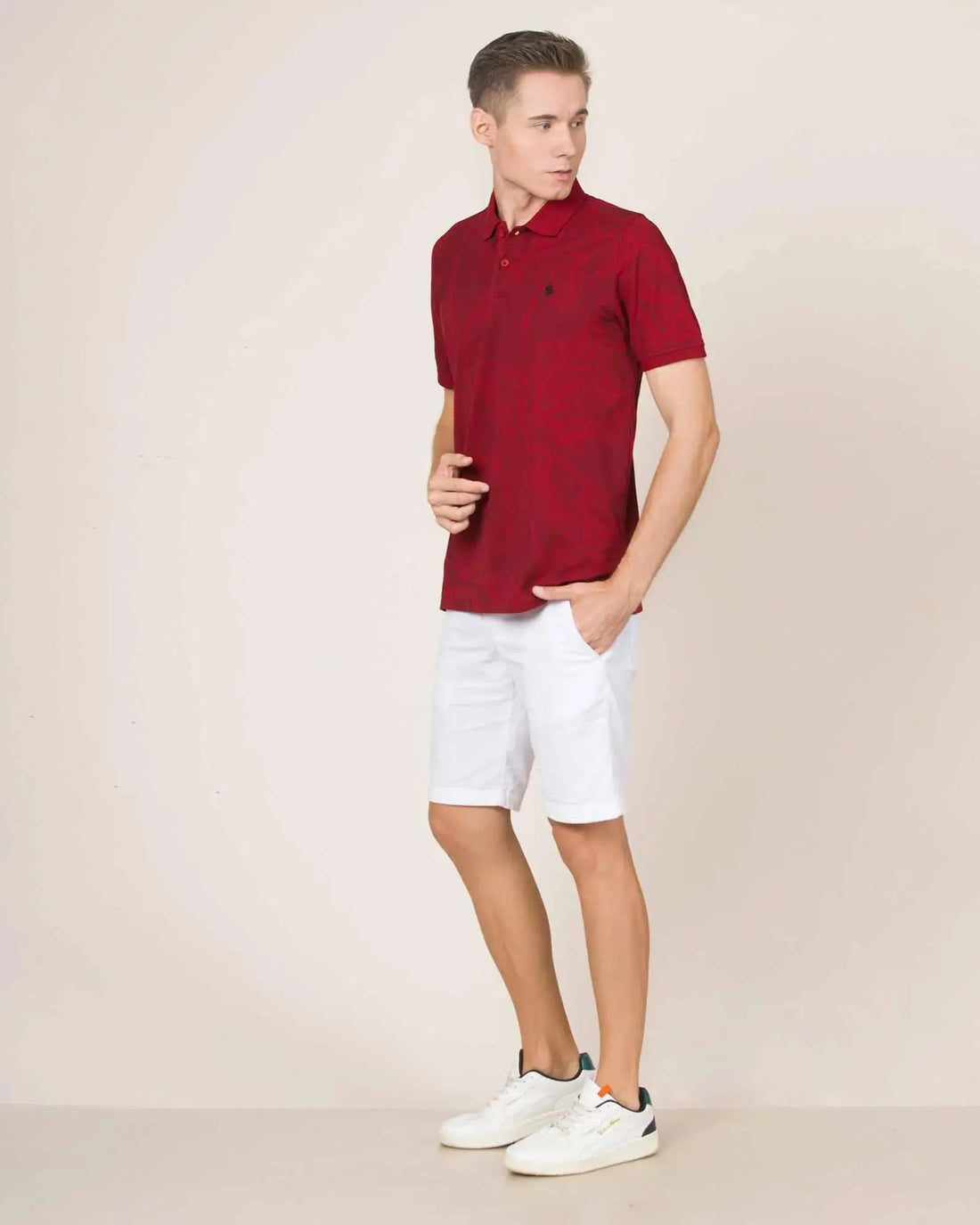 Legacy London | Art of Summer - Printed Pique Men's Short Sleeved Polo Shirt Legacy London