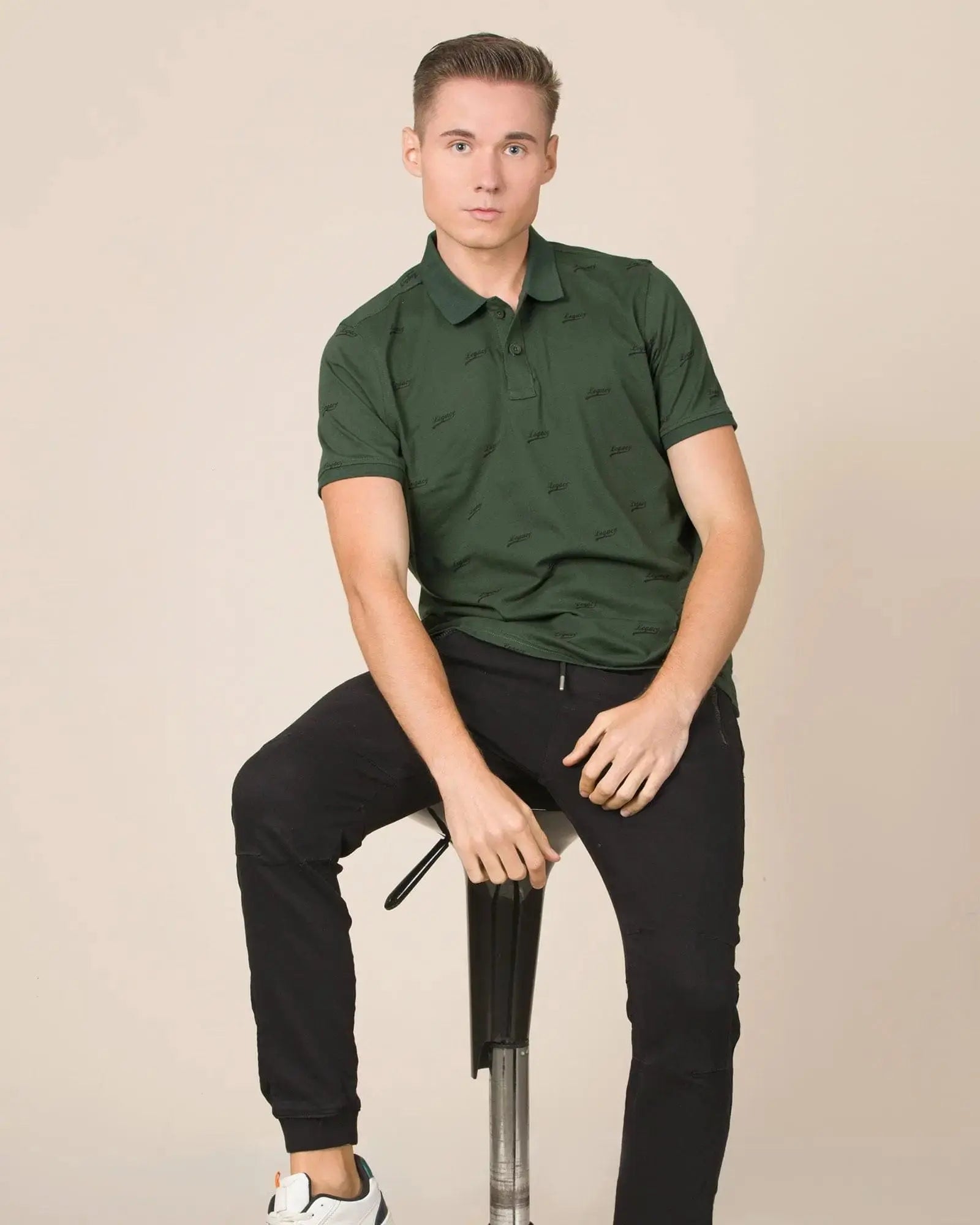 Legacy London | Logo Looks - Short Sleeved Men's Legacy Printed Shirt Legacy London