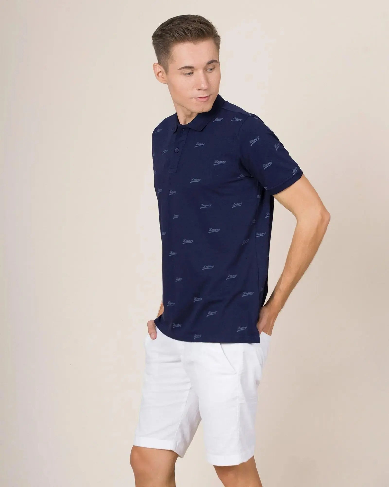 Legacy London | Logo Looks - Short Sleeved Men's Legacy Printed Shirt Legacy London
