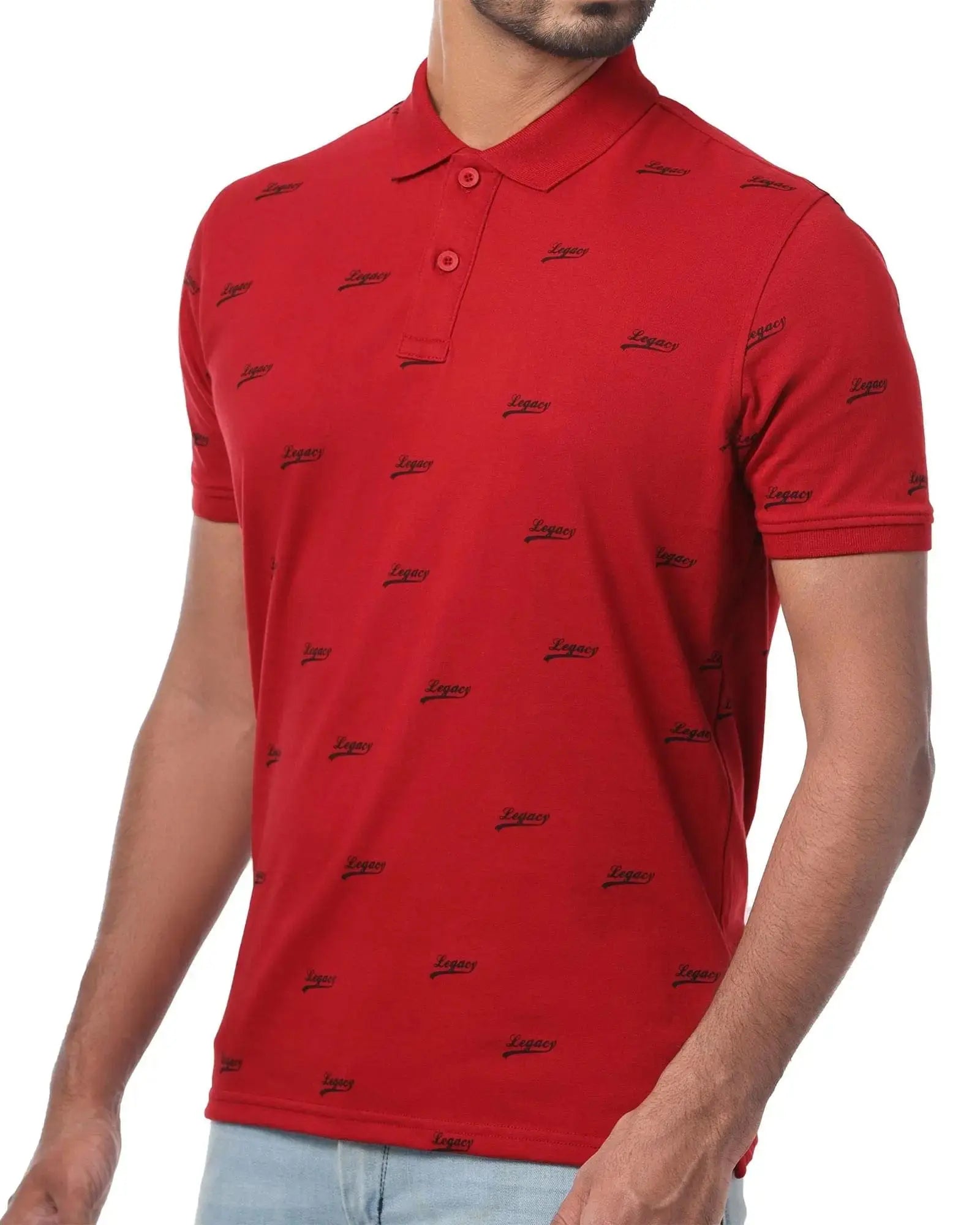 Legacy London | Logo Looks - Short Sleeved Men's Legacy Printed Shirt Legacy London