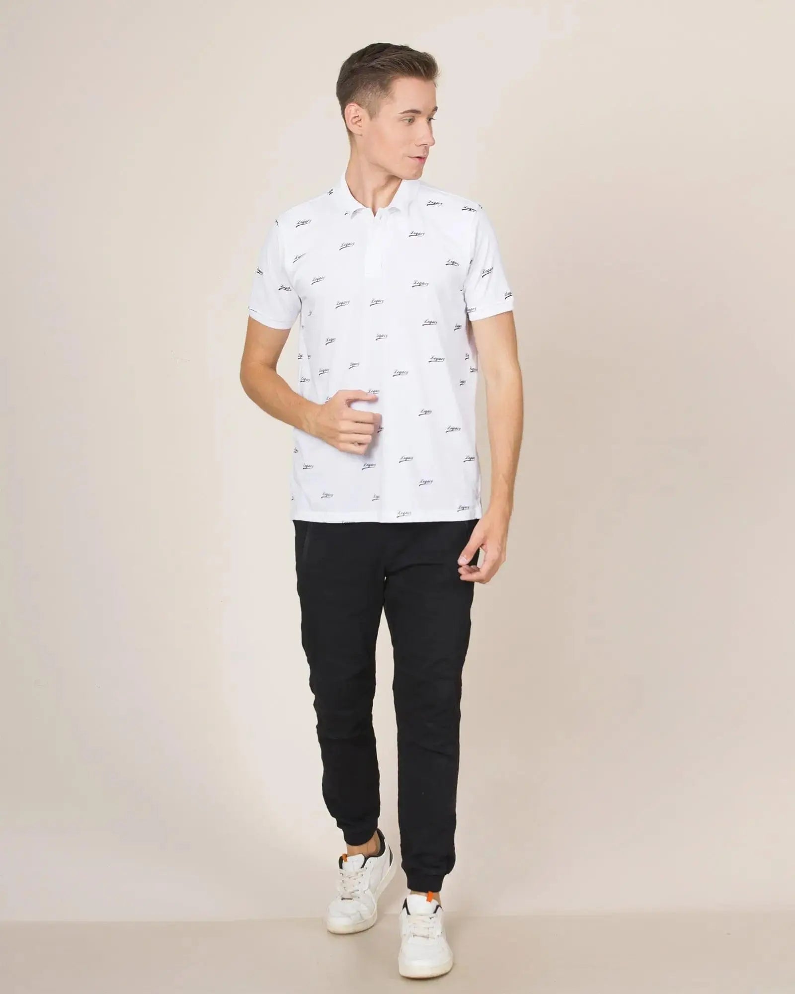 Legacy London | Logo Looks - Short Sleeved Men's Legacy Printed Shirt Legacy London