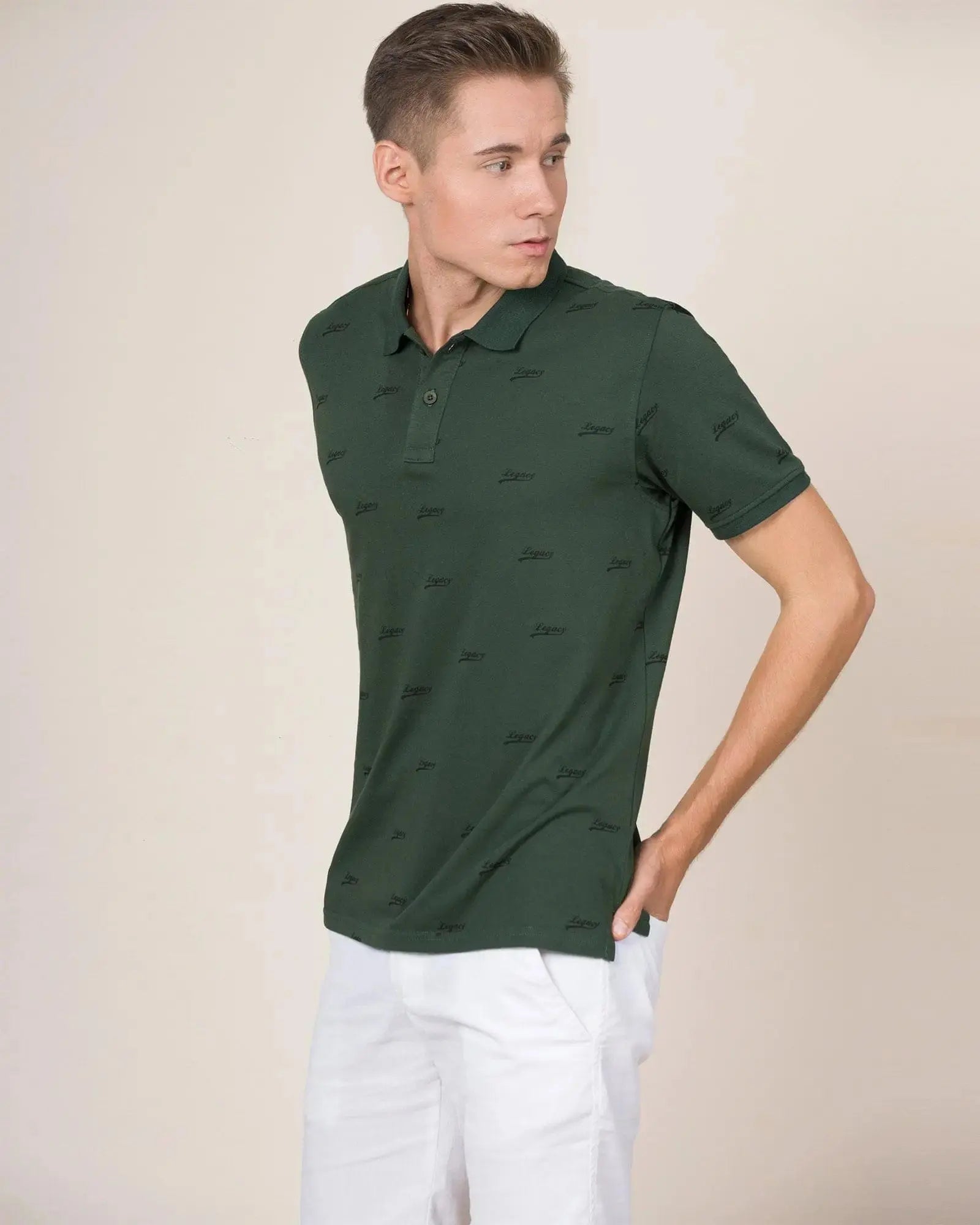 Legacy London | Logo Looks - Short Sleeved Men's Legacy Printed Shirt Legacy London