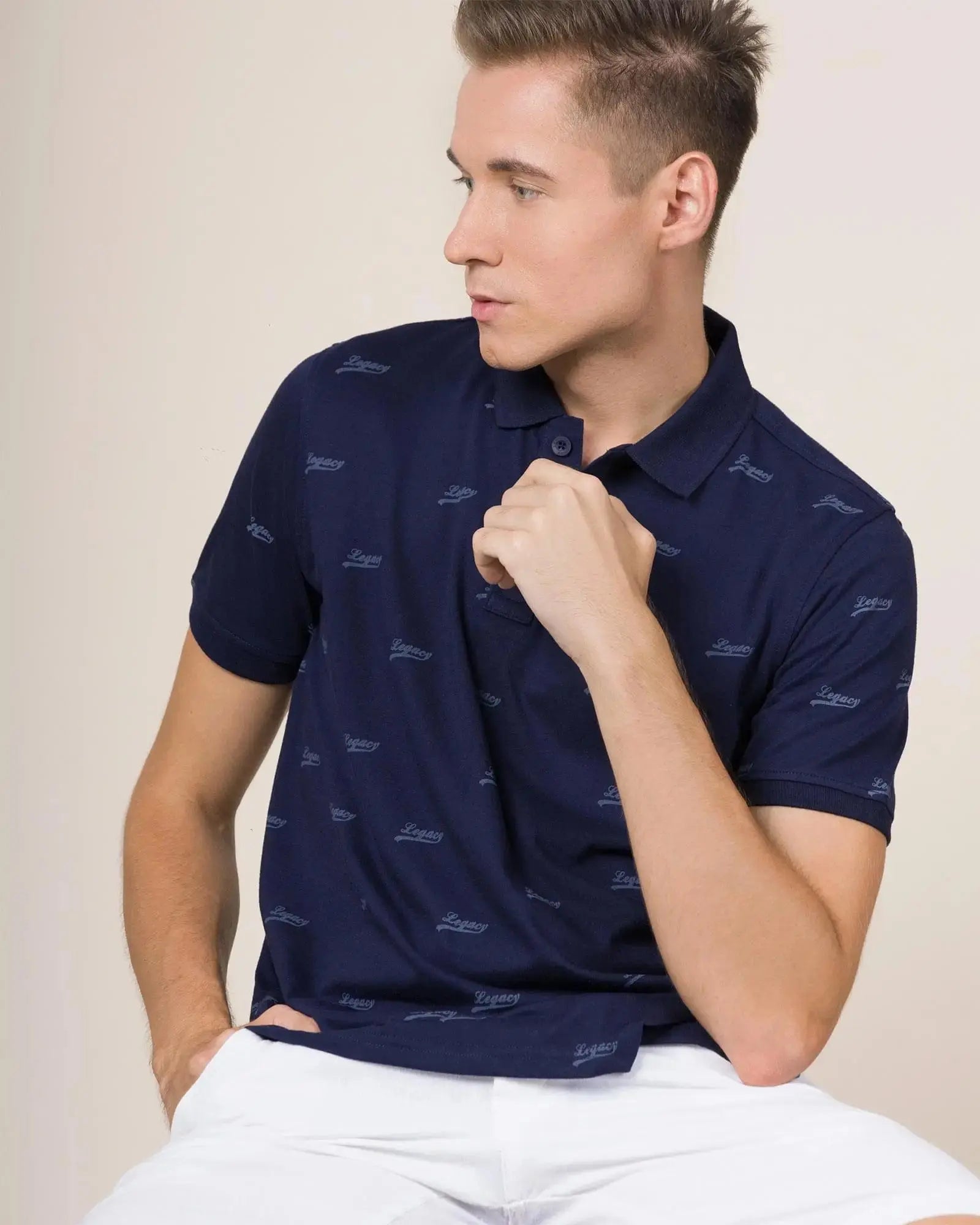 Legacy London | Logo Looks - Short Sleeved Men's Legacy Printed Shirt Legacy London