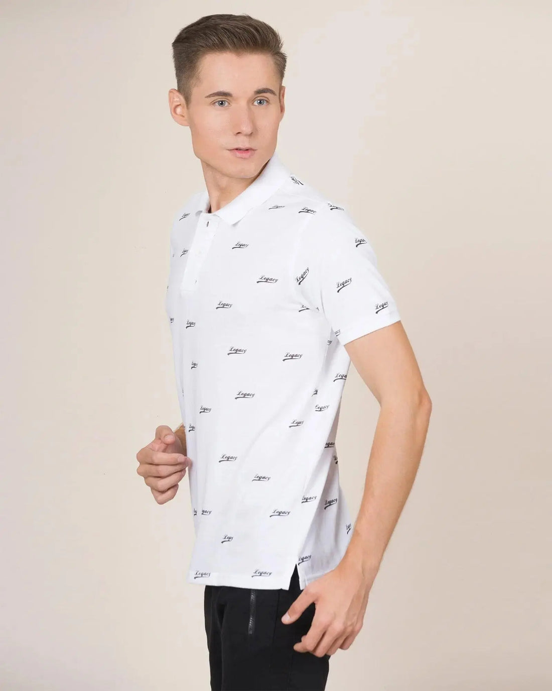 Legacy London | Logo Looks - Short Sleeved Men's Legacy Printed Shirt Legacy London