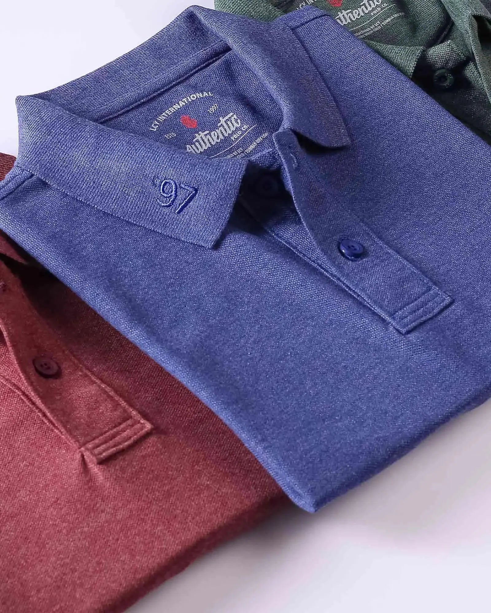Legacy London | Stand Up Basic - Wash Effect Men's Pique Polo Shirt Legacy London
