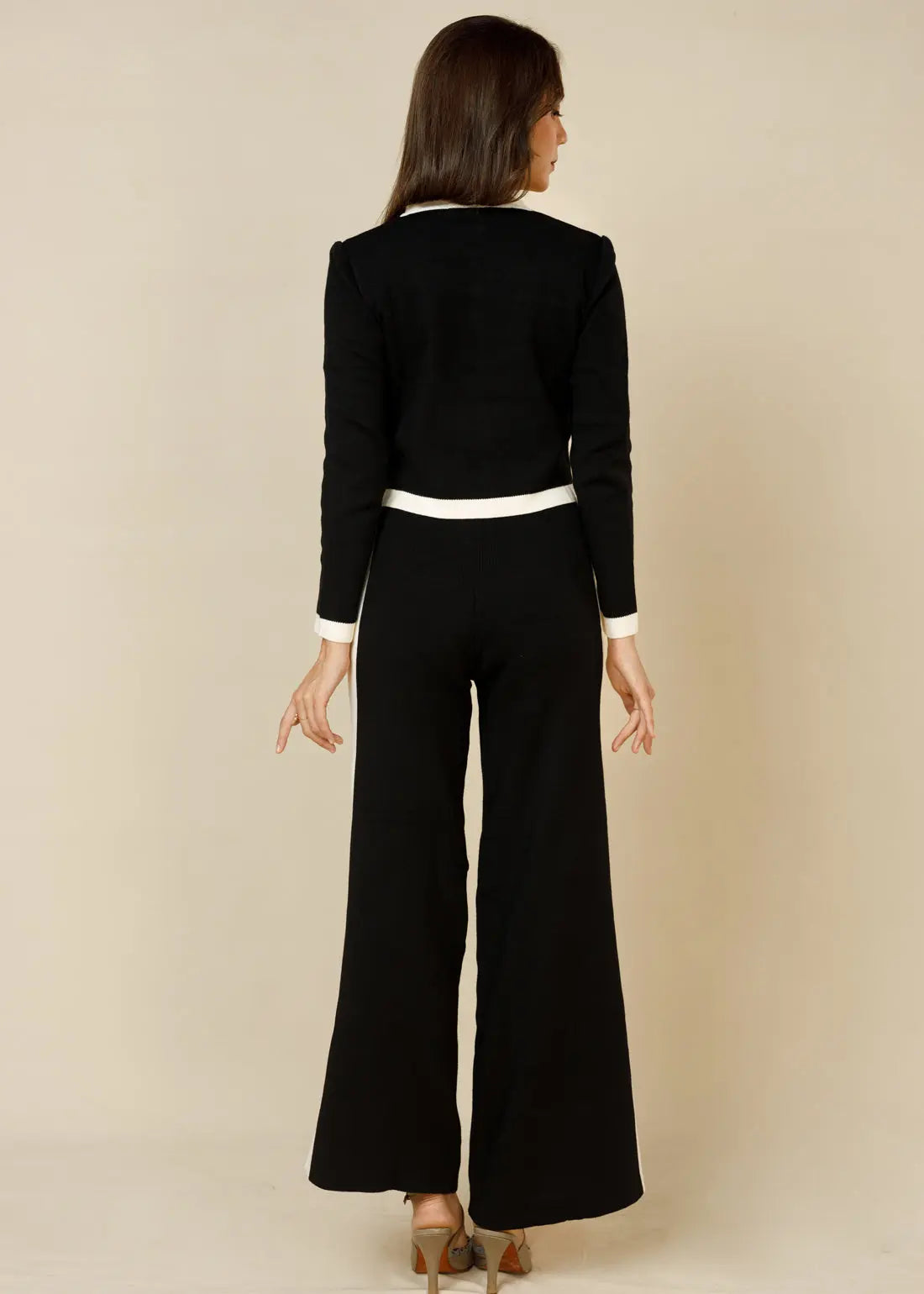 Legacy London Signature Contrast Binding Knit Set  - Legacy London
