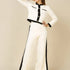 Legacy London Signature Contrast Binding Knit Set One-size-White - Legacy London