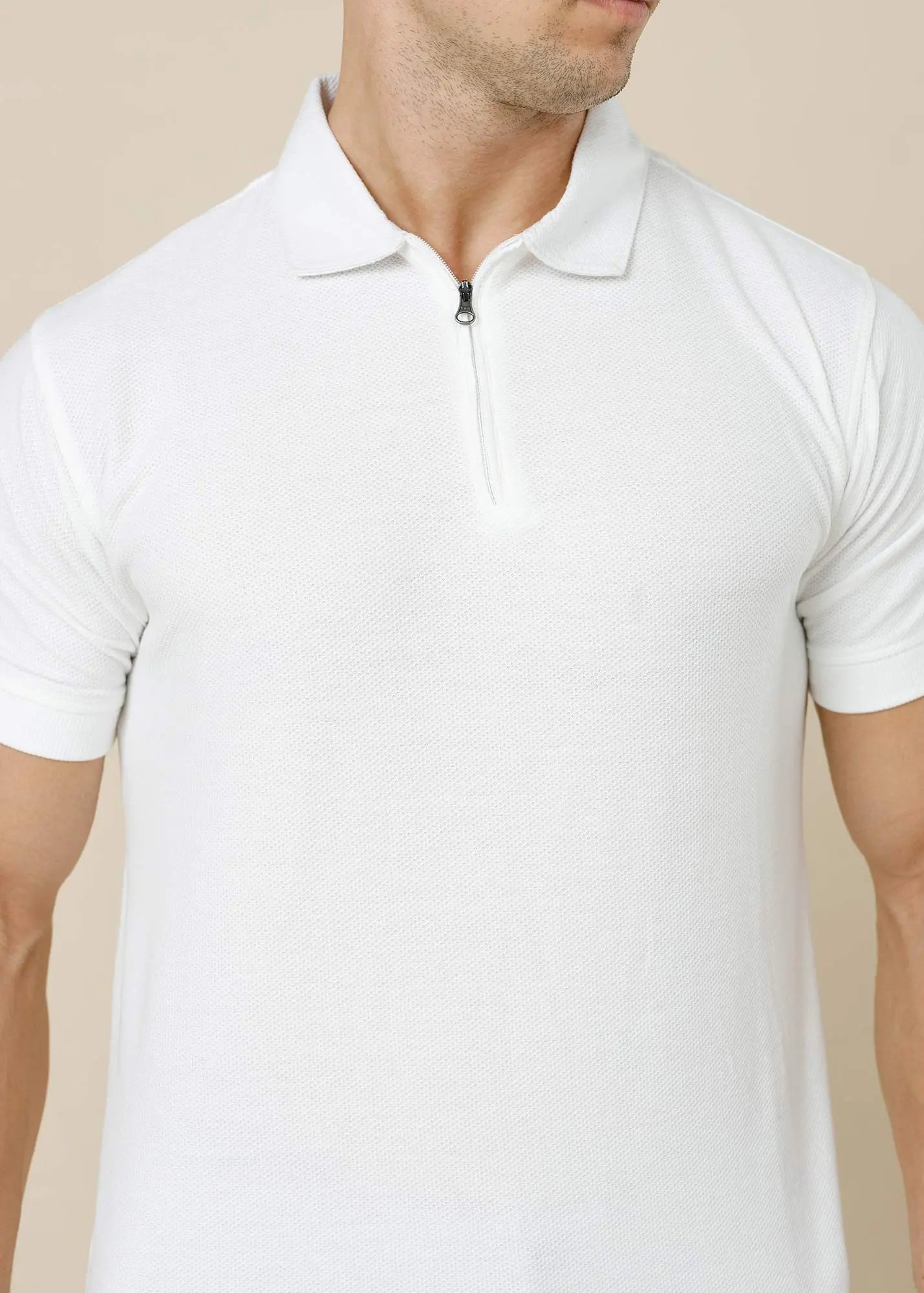 LEGACY LONDON MEN'S ZIPPER POLO Legacy London