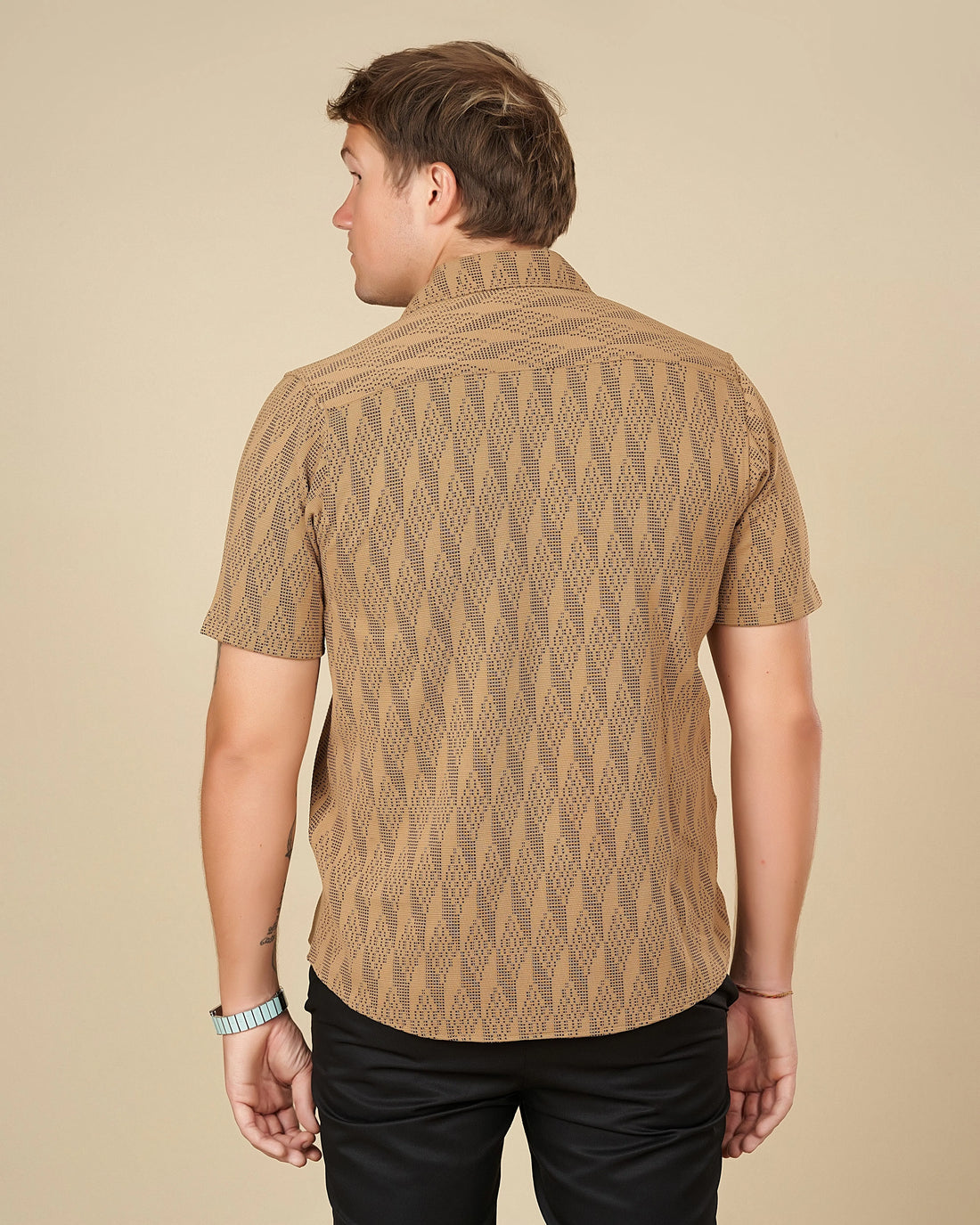 Legacy Cuban Collar Pattern Shirt  - Legacy London