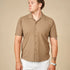 Legacy London Cuban Collar Performance Shirt Mocha / XL - Legacy London