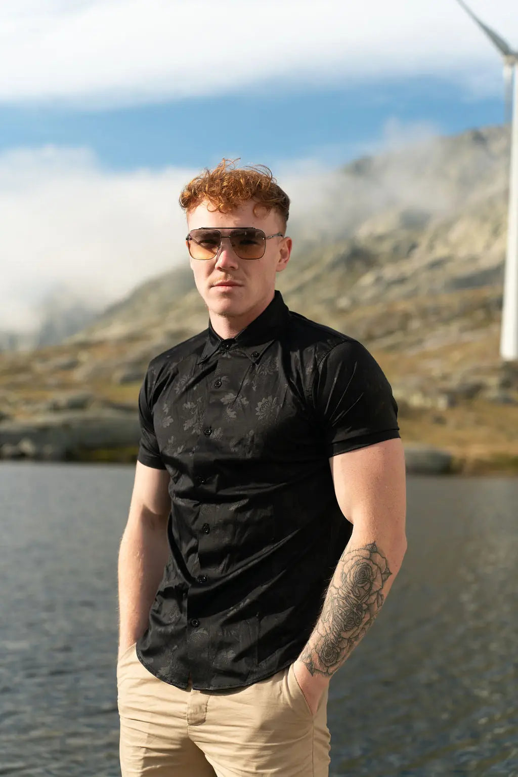 Legacy London Premium Short-Sleeved Button-Down Shirt  - Legacy London