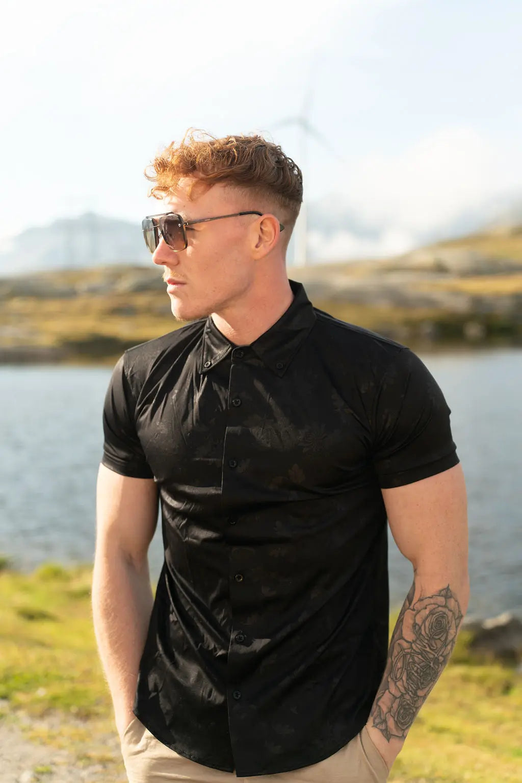 Legacy London Premium Short-Sleeved Button-Down Shirt  - Legacy London