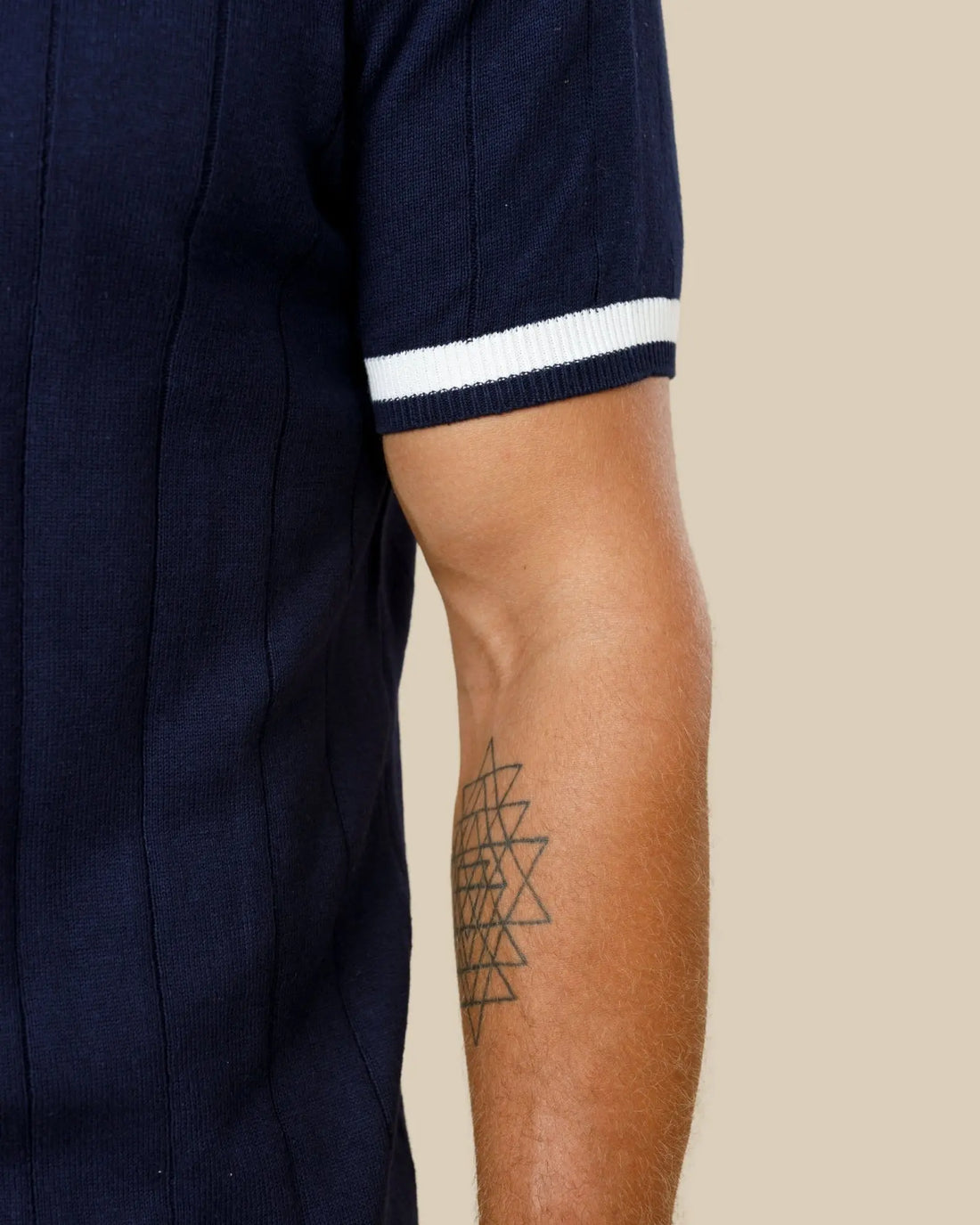 Legacy Wide Rib Knitted Polo Legacy London