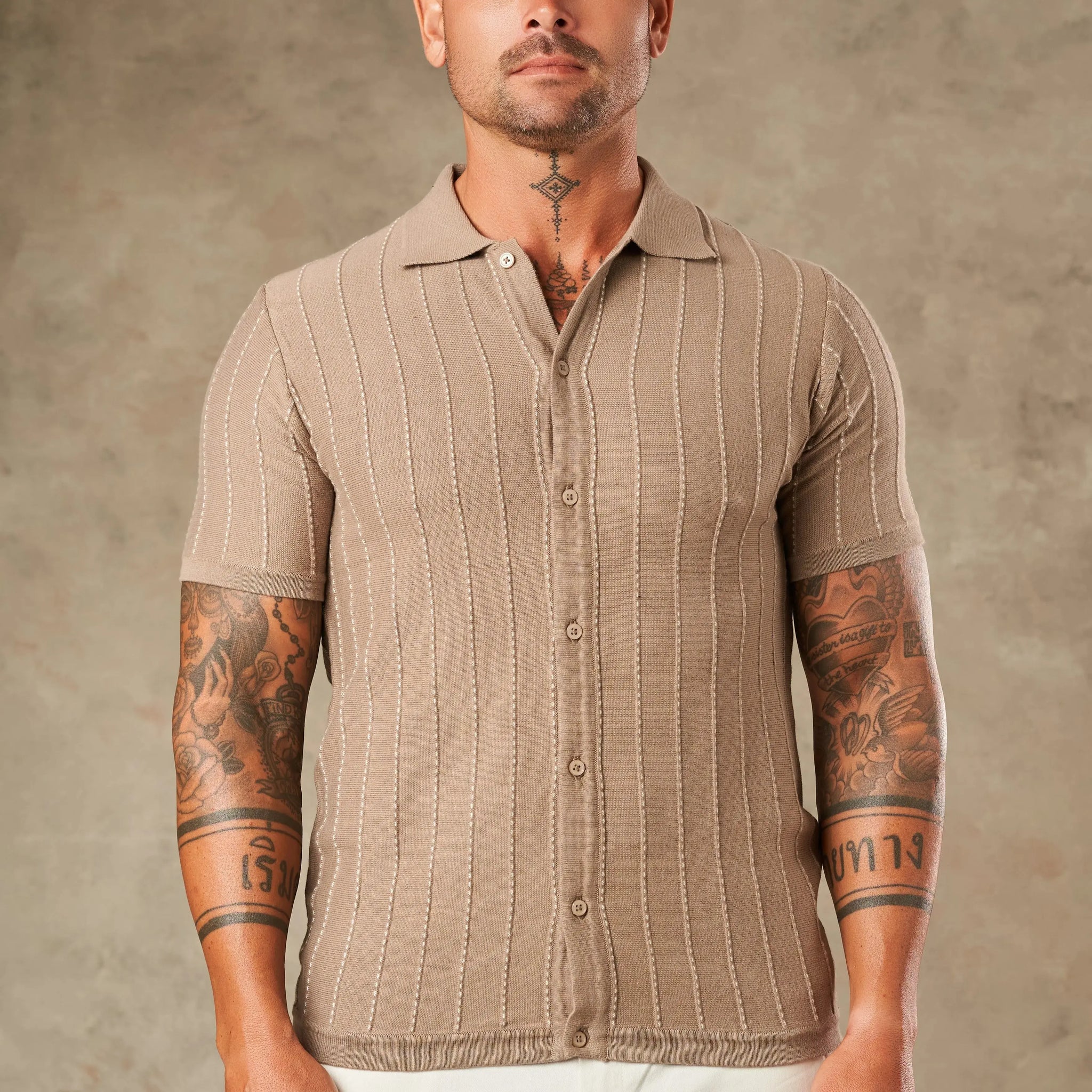 Limoncello Pinstripe Knit  - Legacy London