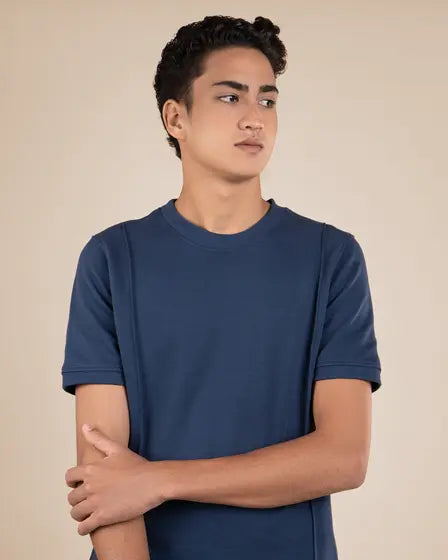 Line Detail Crewneck and Shorts set  - Legacy London