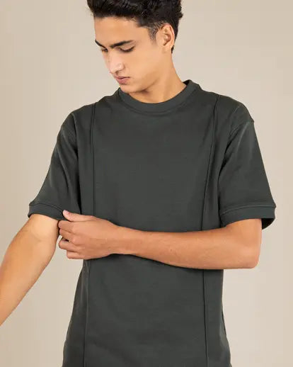 Line Detail Crewneck and Shorts set  - Legacy London