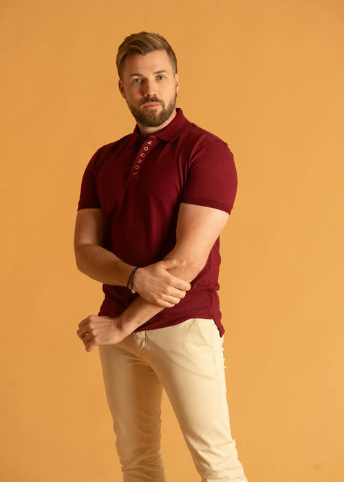 London Placket Print Polo Legacy London