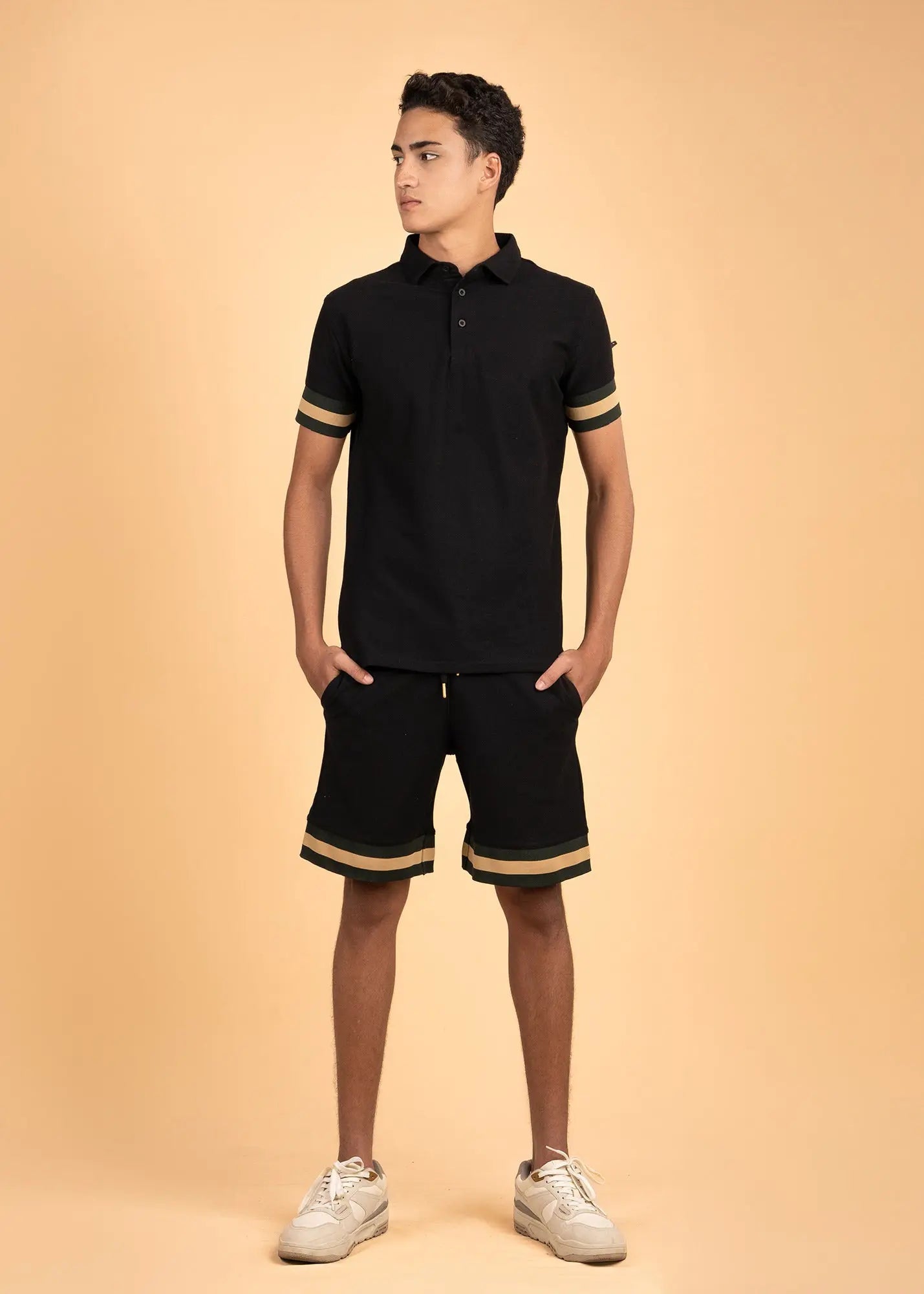 Men's Polo and Shorts  Co-Ord set - Contrast Detail Legacy London