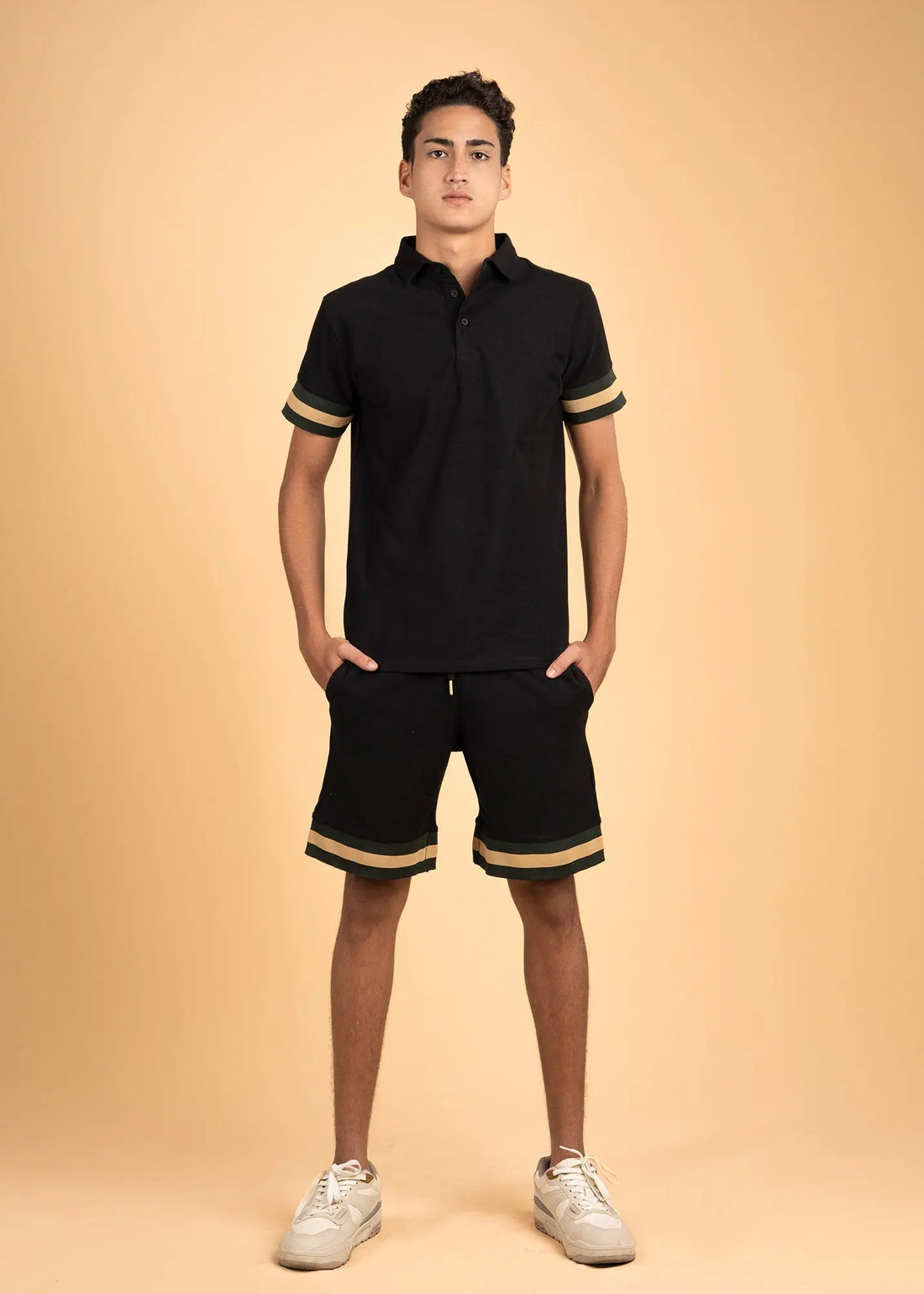 Men's Polo and Shorts  Co-Ord set - Contrast Detail Legacy London