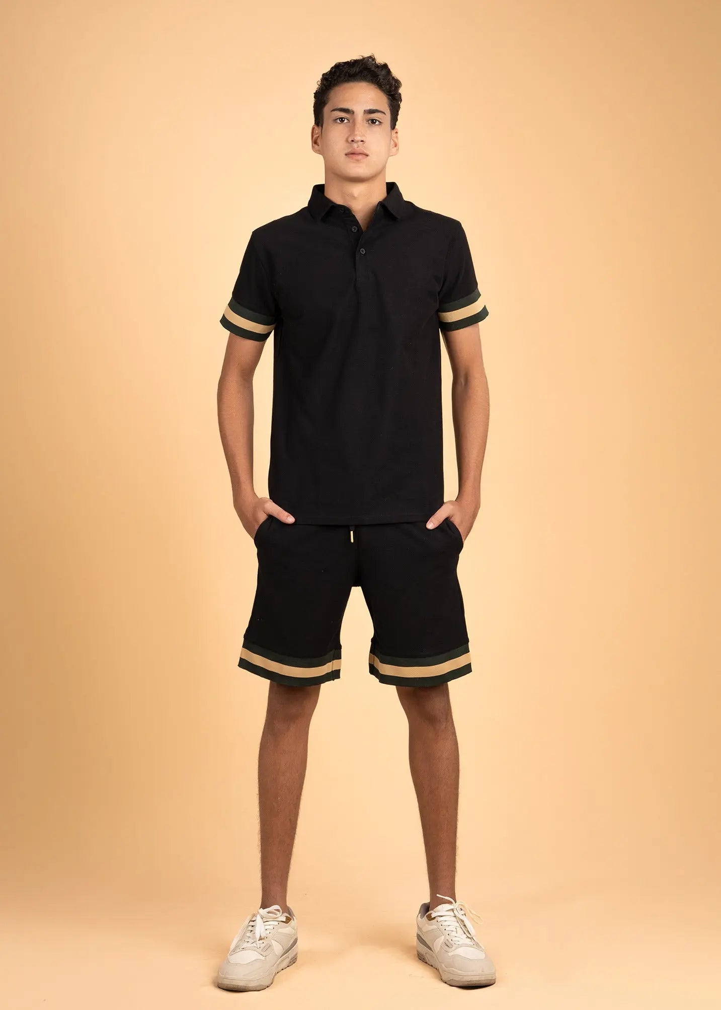 Men's Polo and Shorts  Co-Ord set - Contrast Detail Legacy London