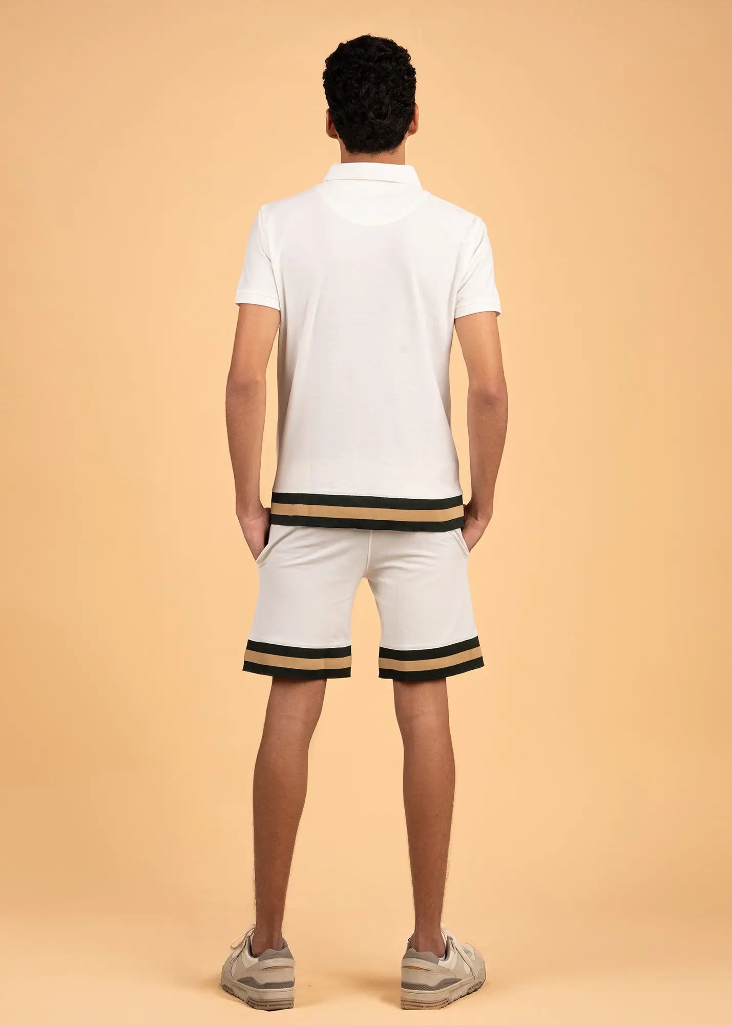 Men's Polo and Shorts  Co-Ord set - Contrast Detail Legacy London