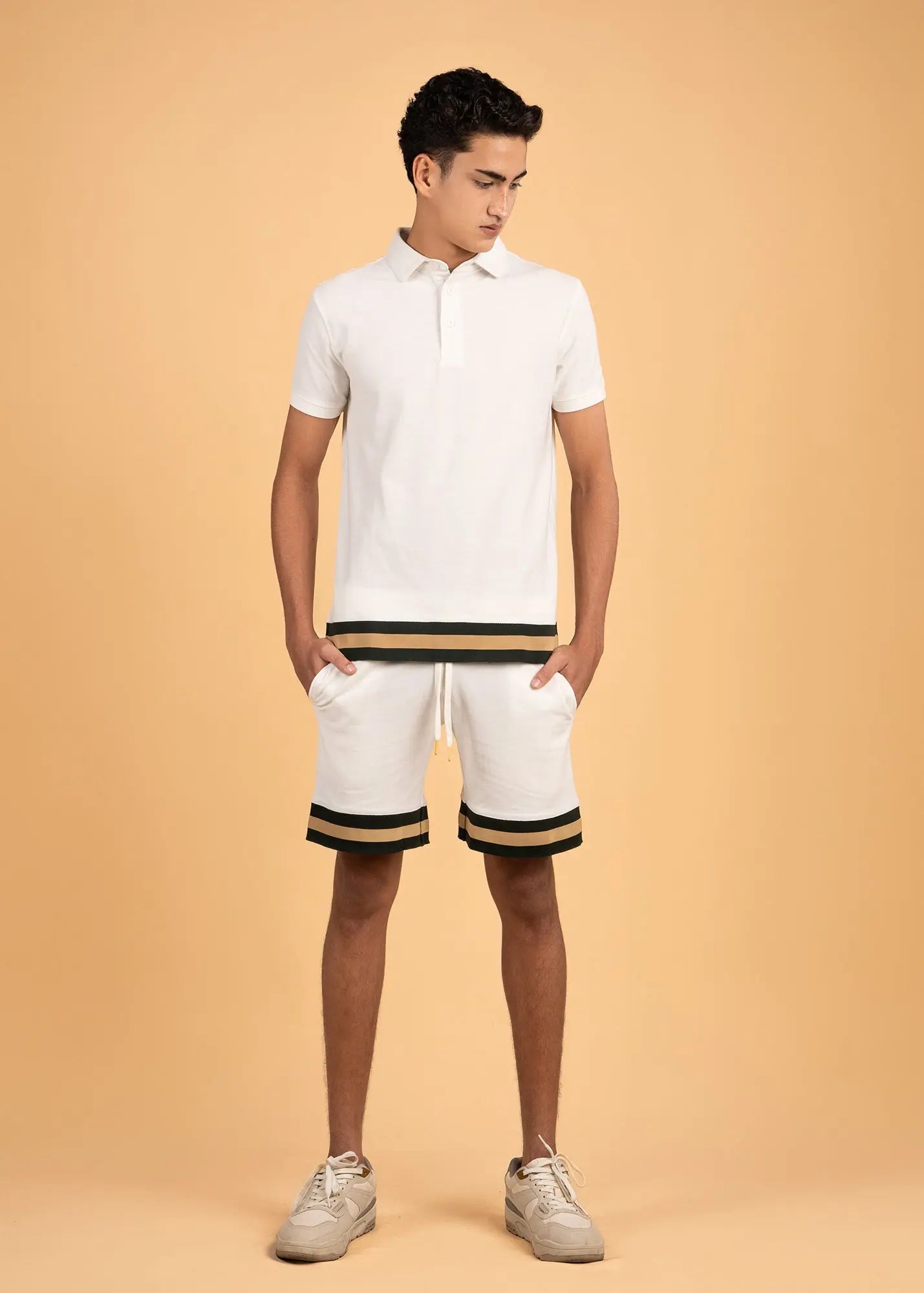 Men's Polo and Shorts  Co-Ord set - Contrast Detail Legacy London