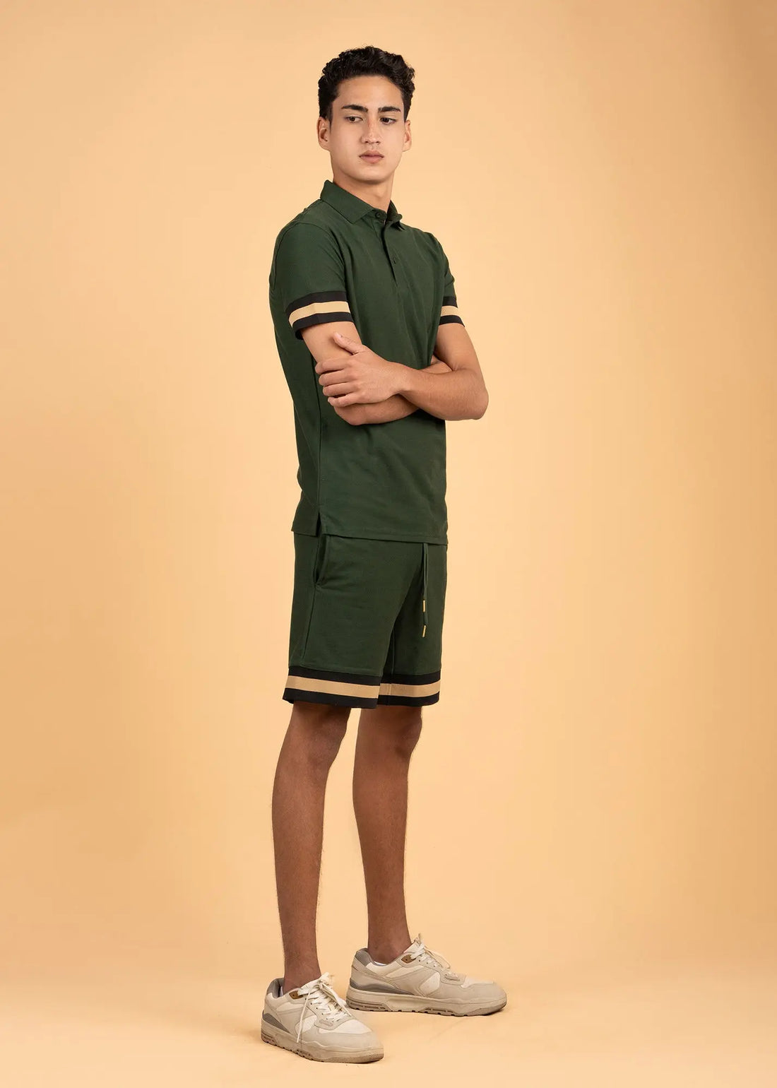Men's Polo and Shorts  Co-Ord set - Contrast Detail Legacy London