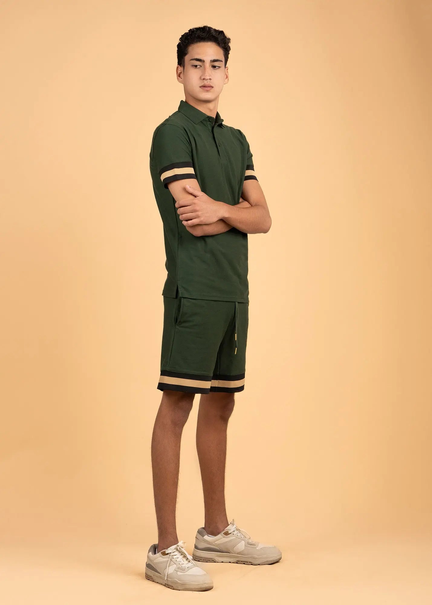 Men's Polo and Shorts  Co-Ord set - Contrast Detail Legacy London