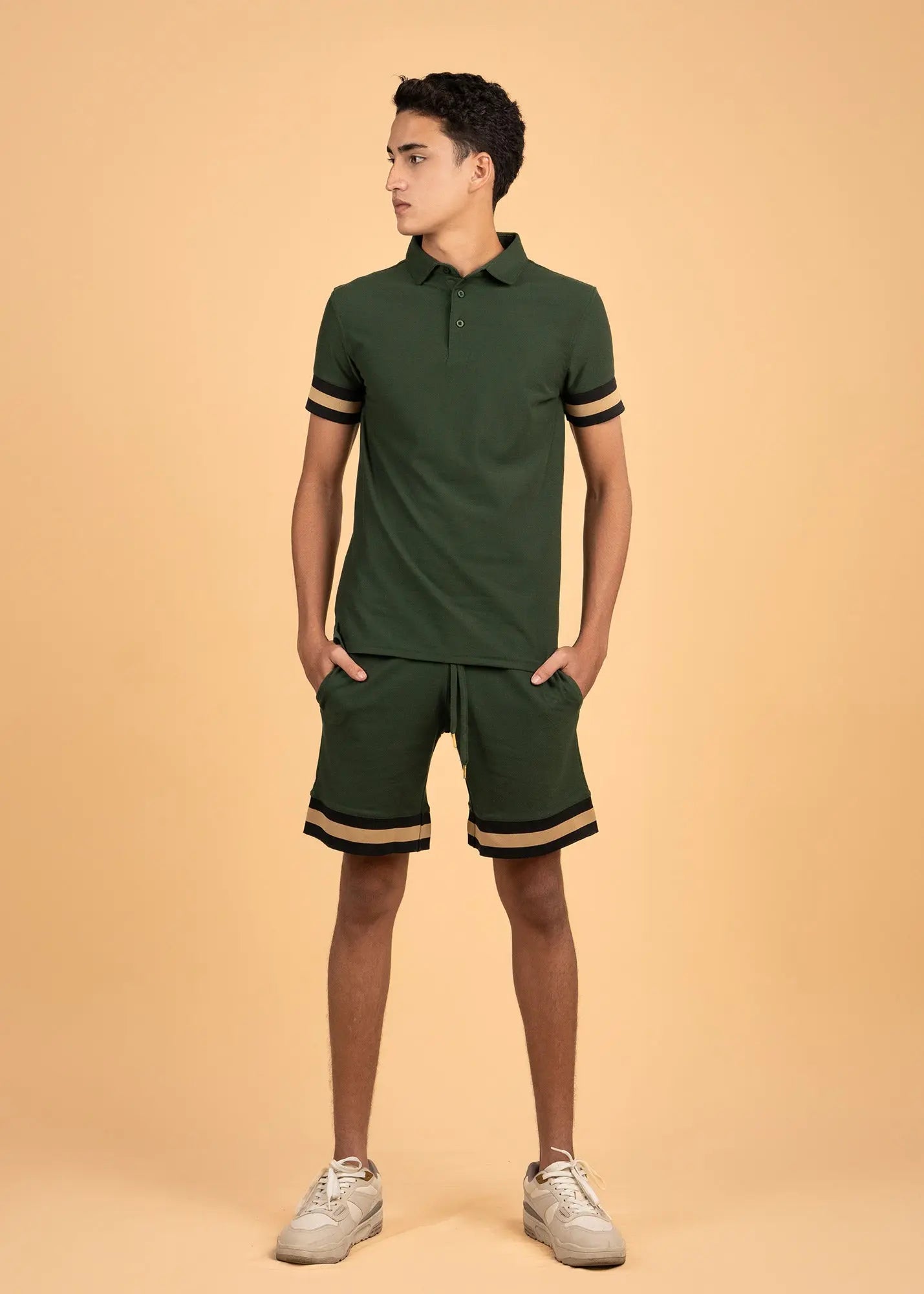 Men's Polo and Shorts  Co-Ord set - Contrast Detail Legacy London