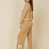 Mila Knitted Loungewear Set One-Size-Beige - Legacy London