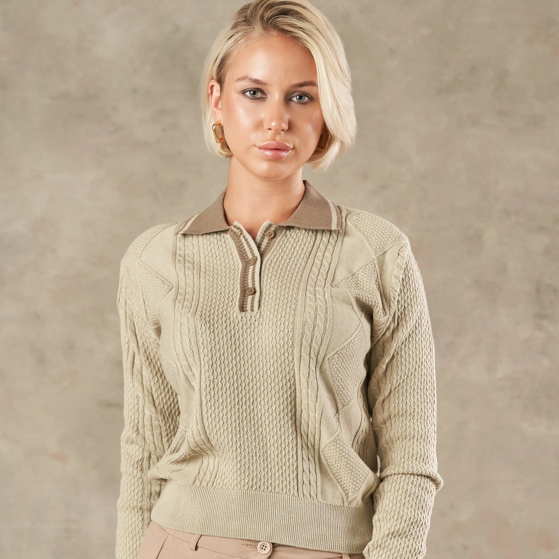 Milan Chain Link Statement Knit Jumper  - Legacy London