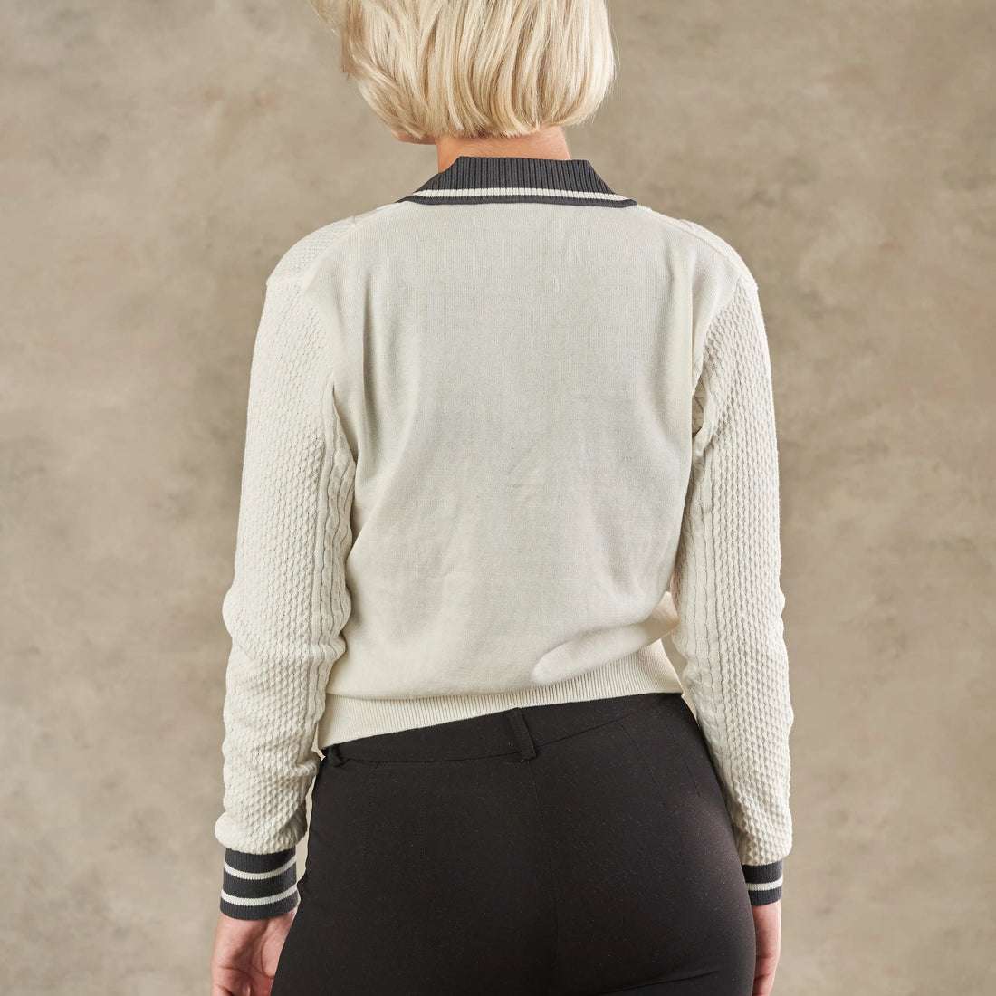 Milan Chain Link Statement Knit Jumper  - Legacy London