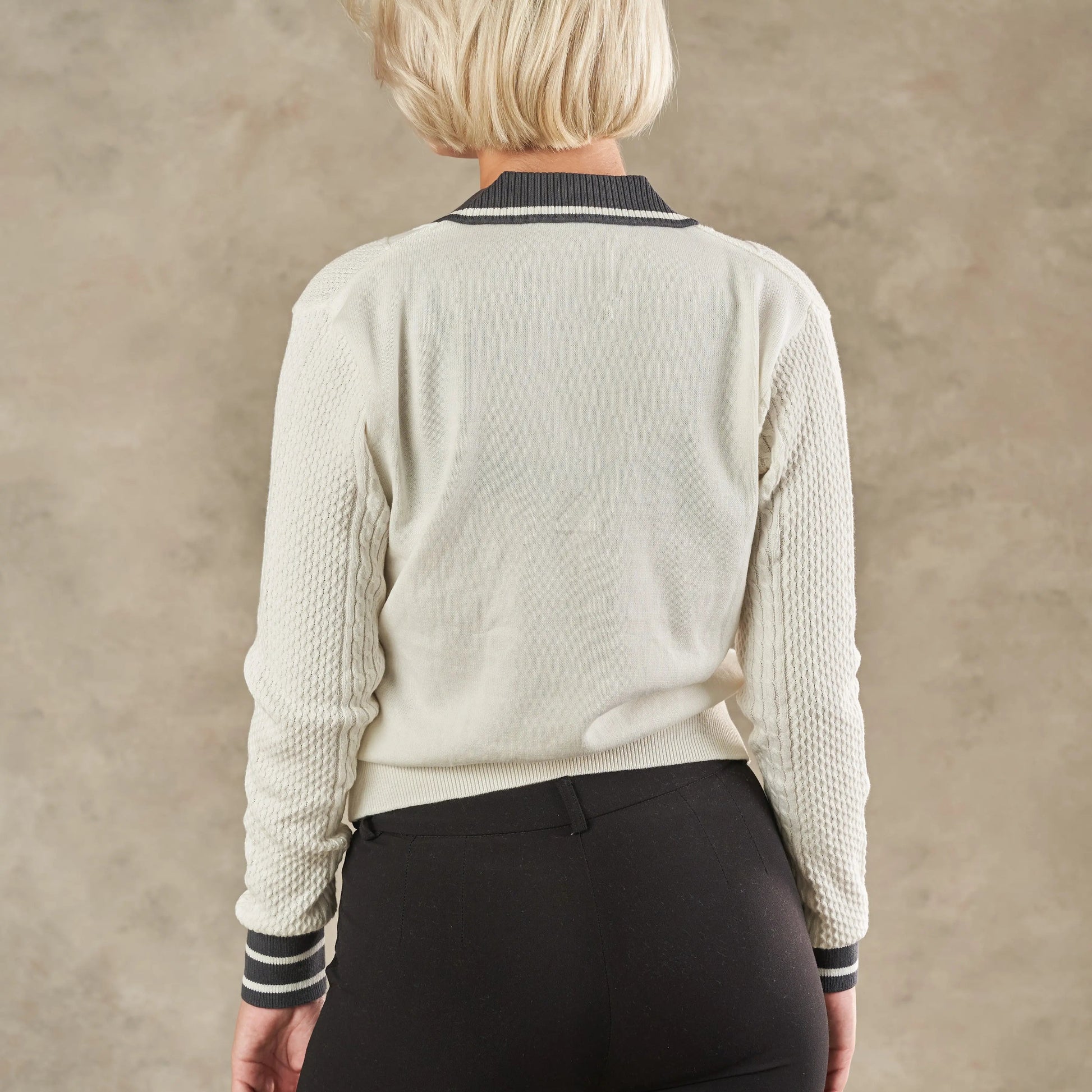 Milan Chain Link Statement Knit Jumper  - Legacy London