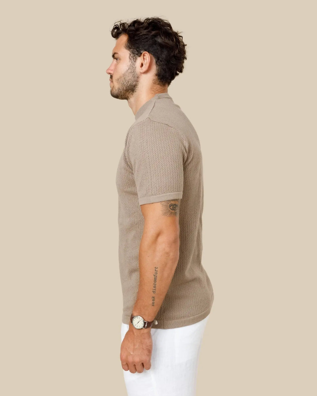Ottis Signature Knitted Crew Neck Tee Legacy London