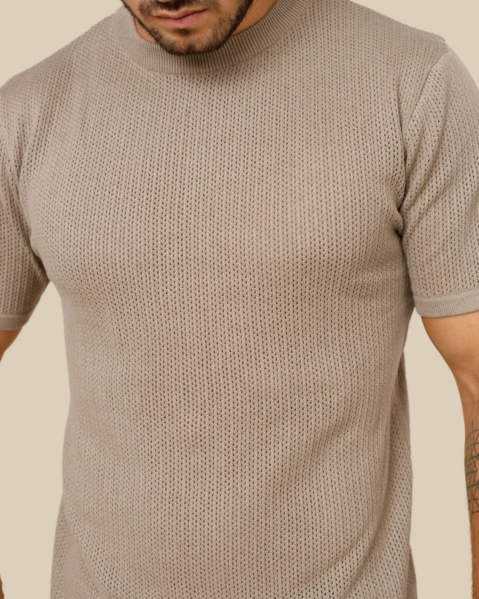 Ottis Signature Knitted Crew Neck Tee Legacy London