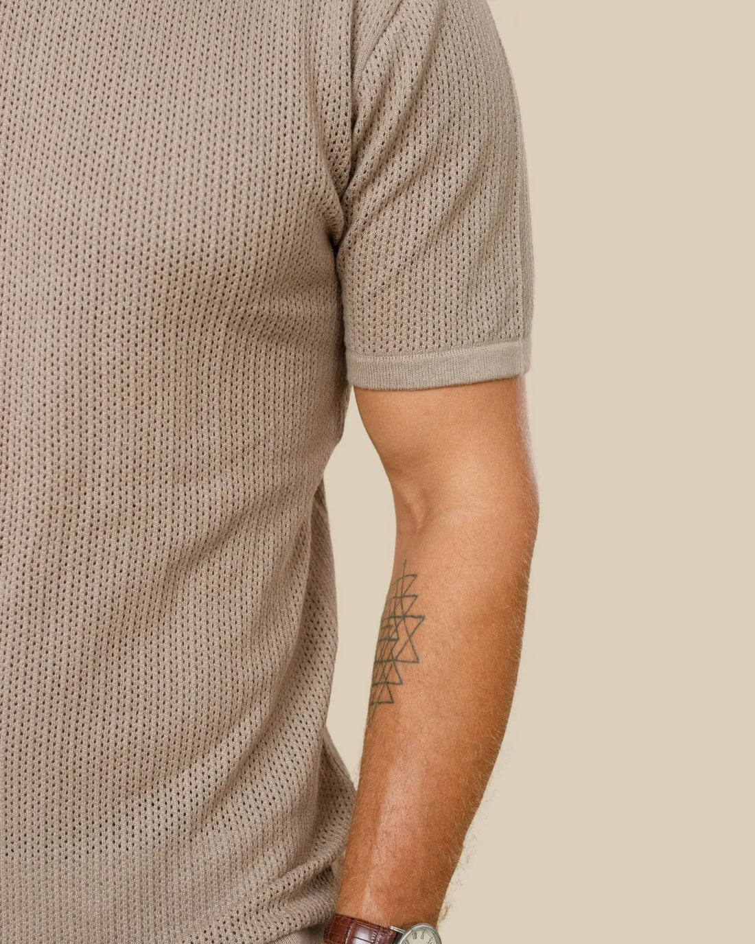Ottis Signature Knitted Crew Neck Tee Legacy London