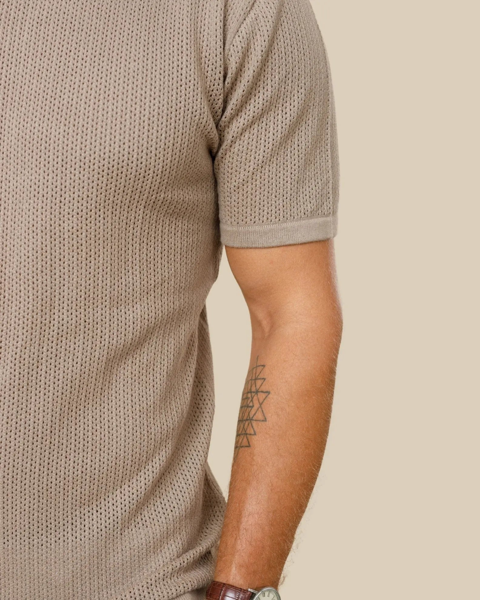 Ottis Signature Knitted Crew Neck Tee Legacy London