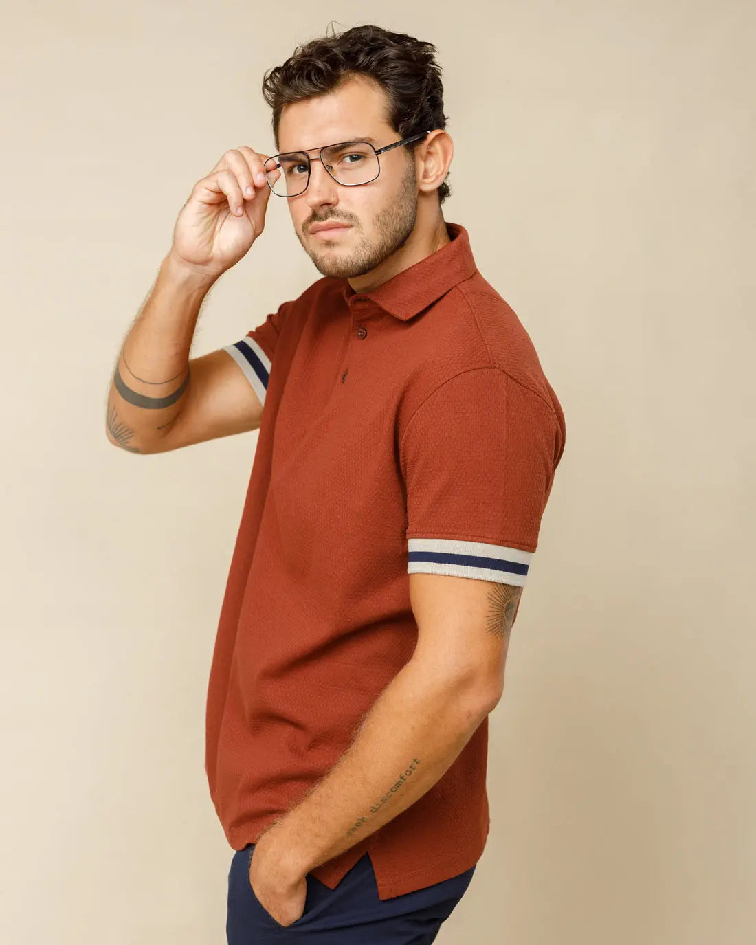 Premium Jacquard Polo  - Legacy London