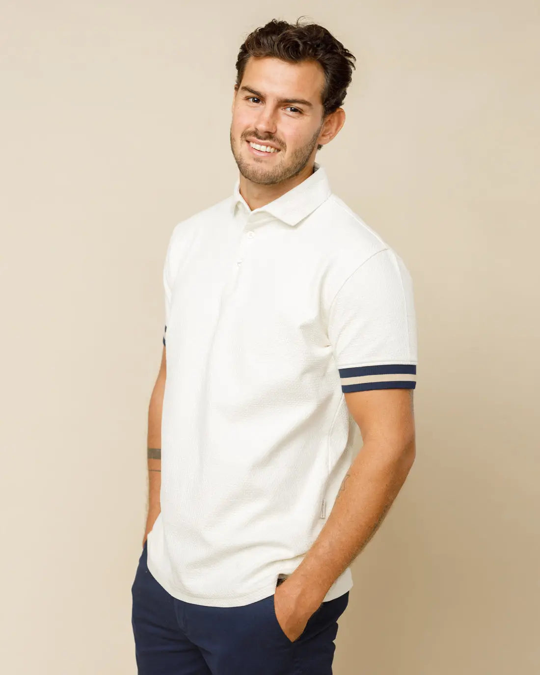 Premium Jacquard Polo  - Legacy London
