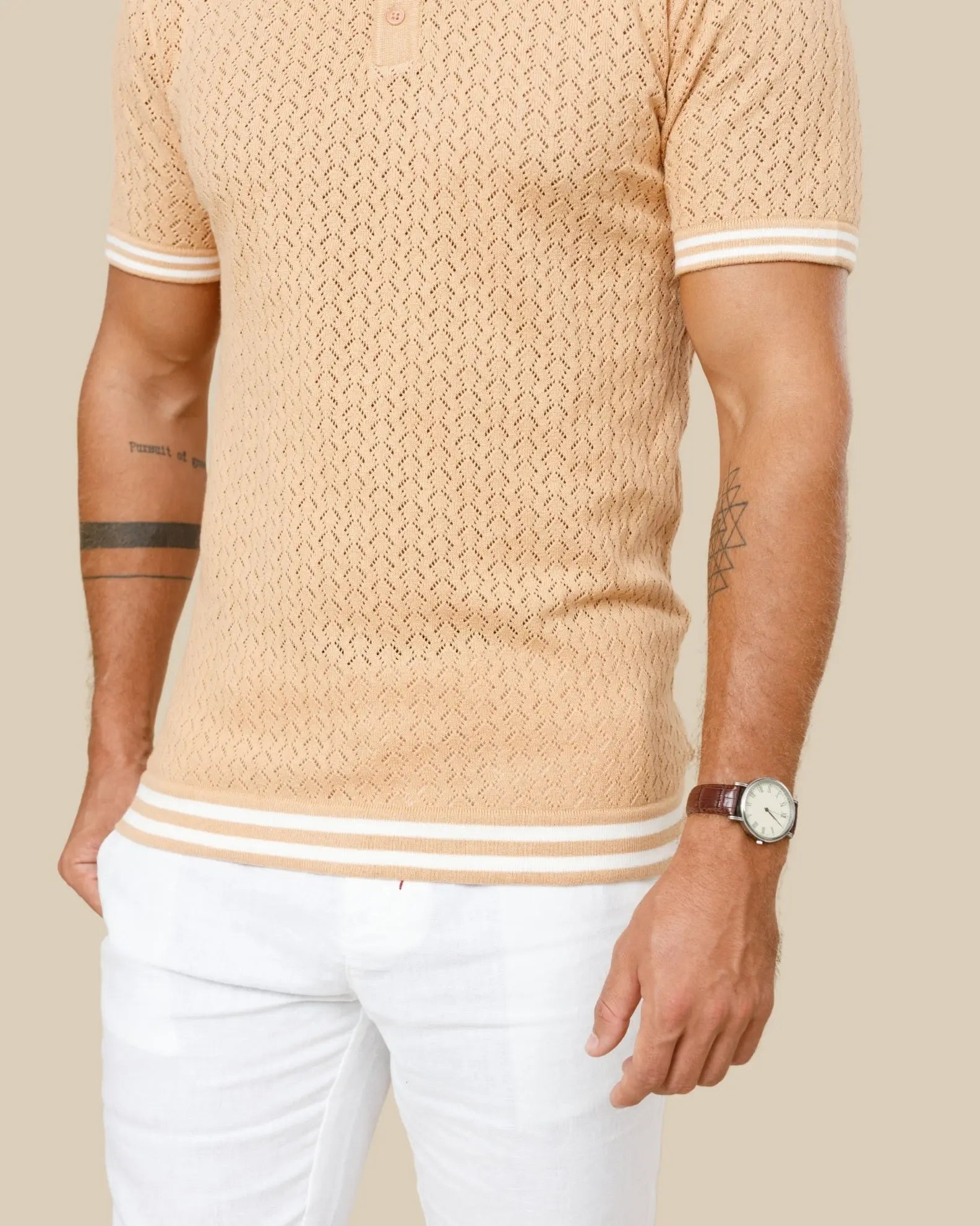 Reivera Contrast Collar Polo Legacy London