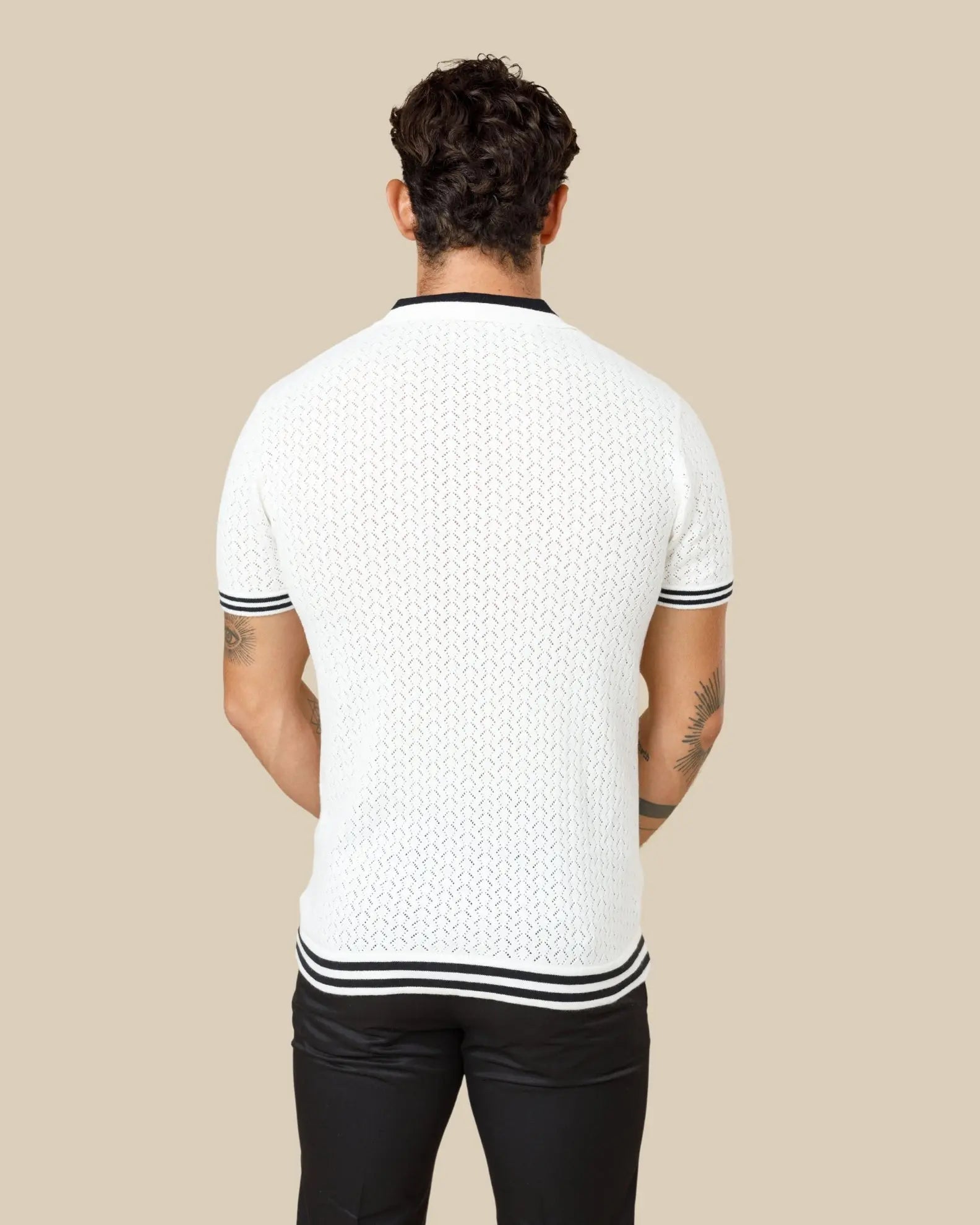 Reivera Contrast Collar Polo Legacy London