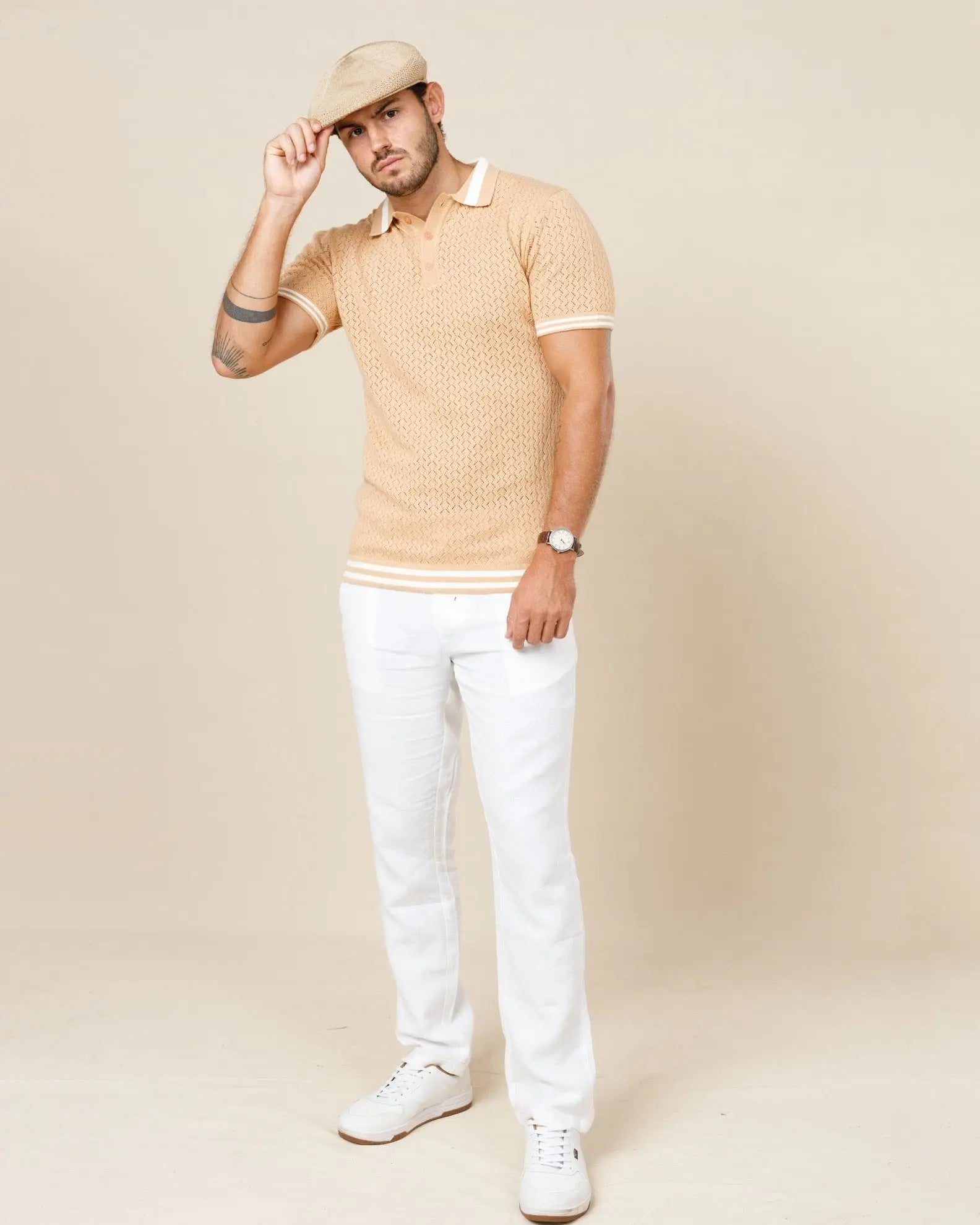 Reivera Contrast Collar Polo Legacy London