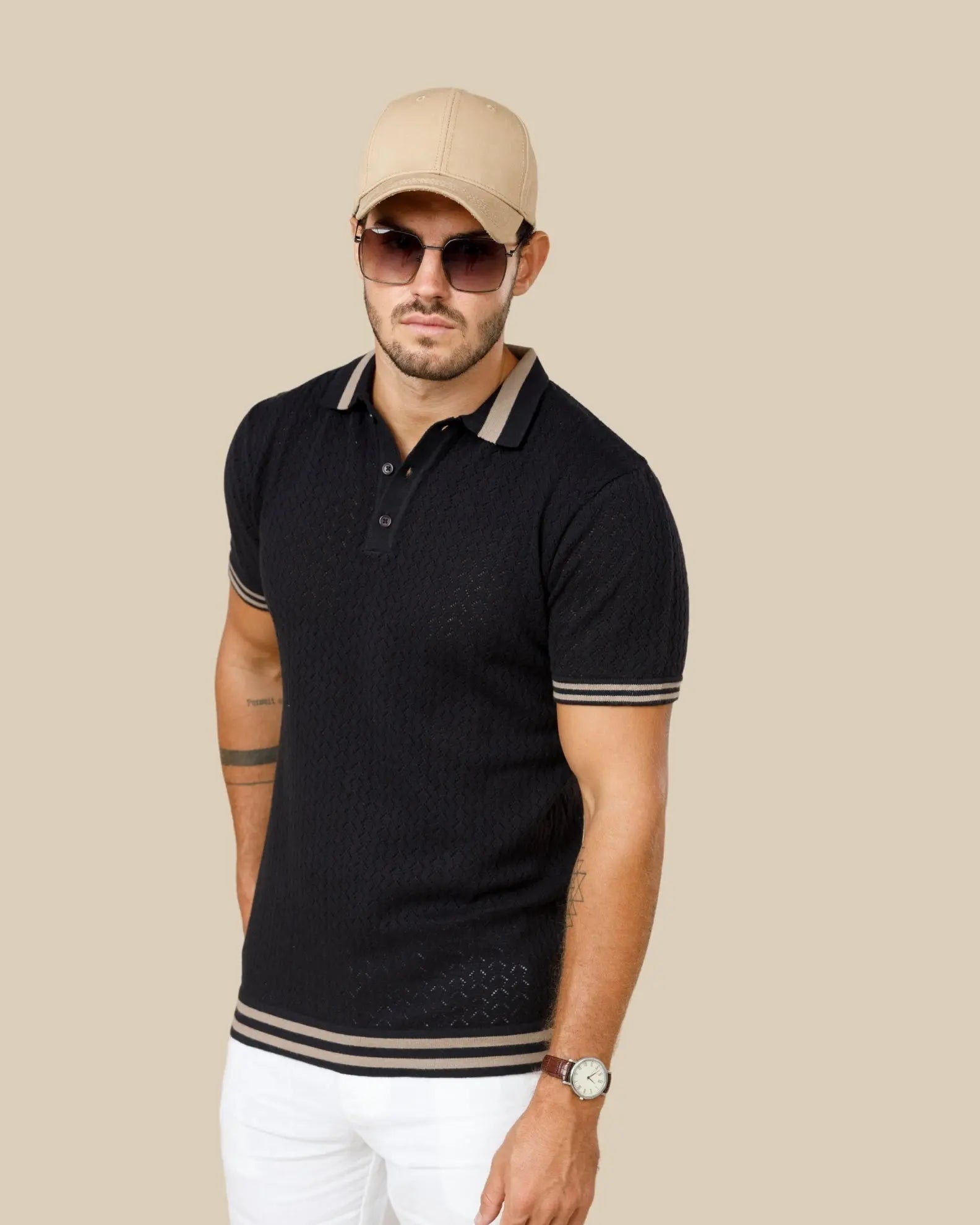 Reivera Contrast Collar Polo Legacy London