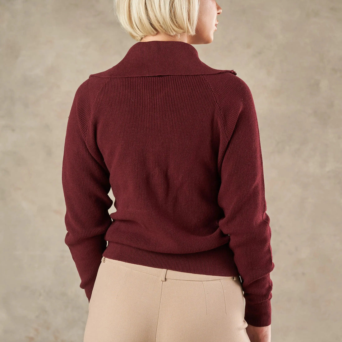Roma Detailed Collar Knit Jumper - Legacy London