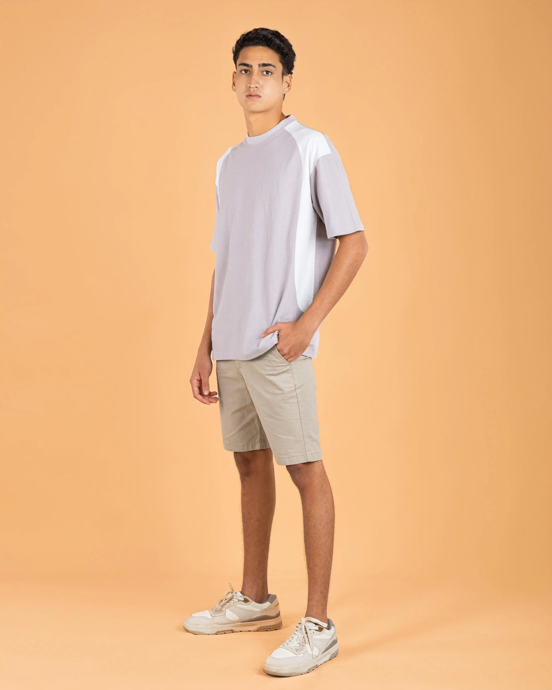 Shoulder Accent Textured Tee  - Legacy London