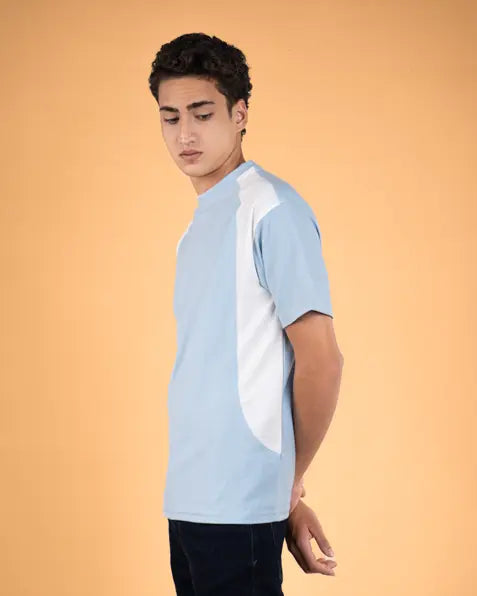 Shoulder Accent Textured Tee  - Legacy London