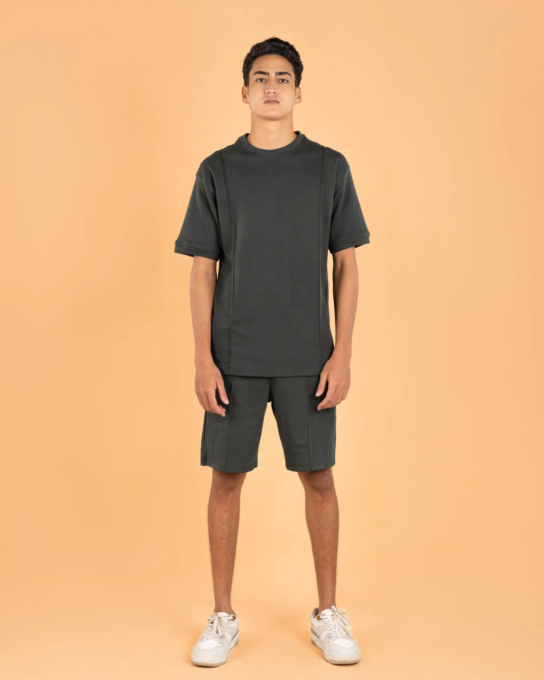 Signature Seam Crewneck and Shorts Coordinated Set  - Legacy London