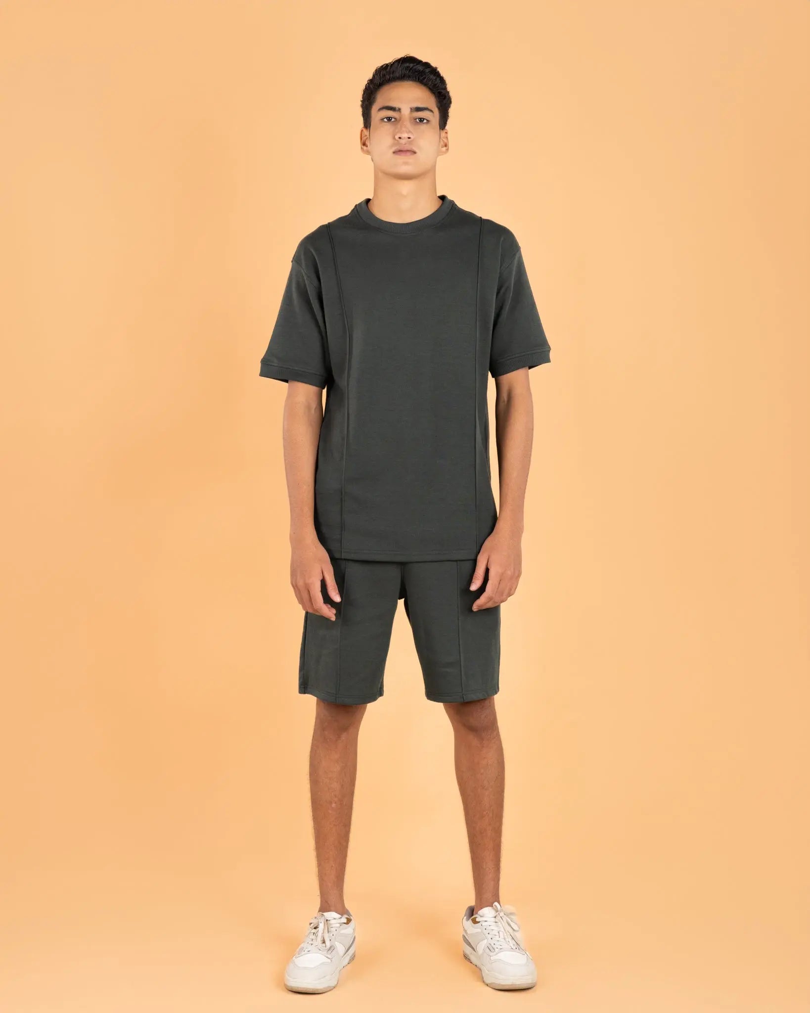 Signature Seam Crewneck and Shorts Coordinated Set  - Legacy London
