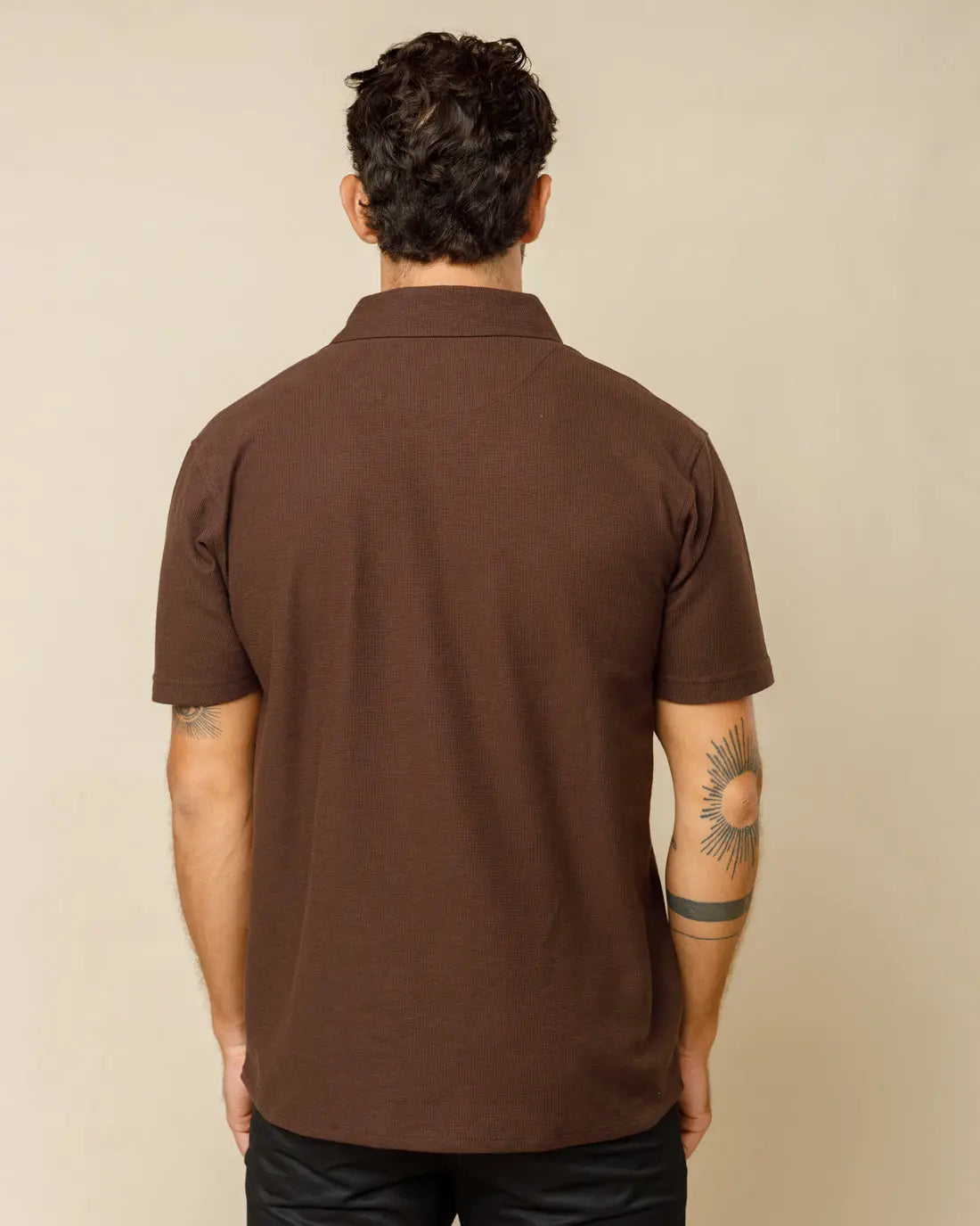 Spread Collar Button Down Shirt  - Legacy London
